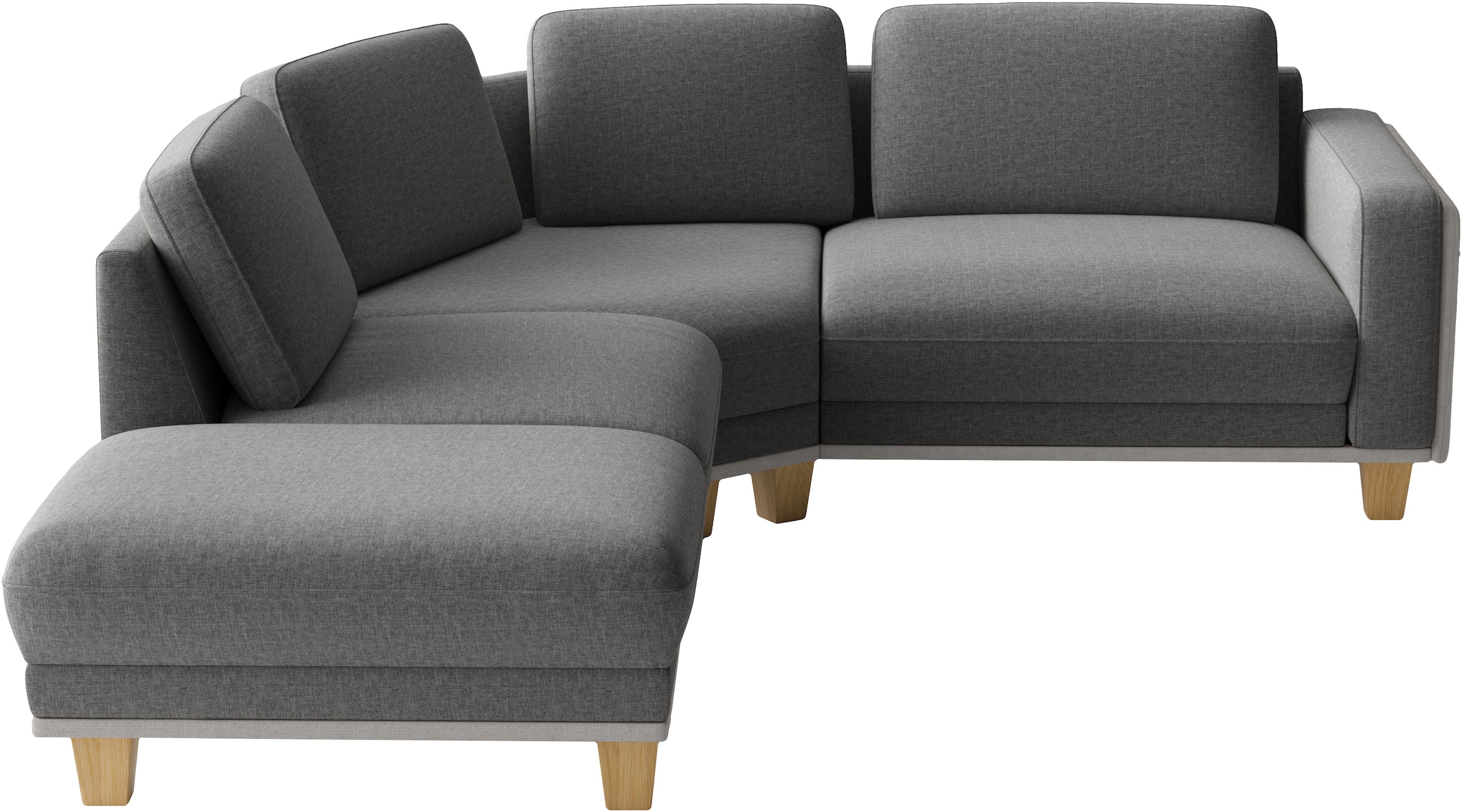 sit&more Ecksofa »Concept« Modernes Sofa in drei Fußfarben zur Auswahl