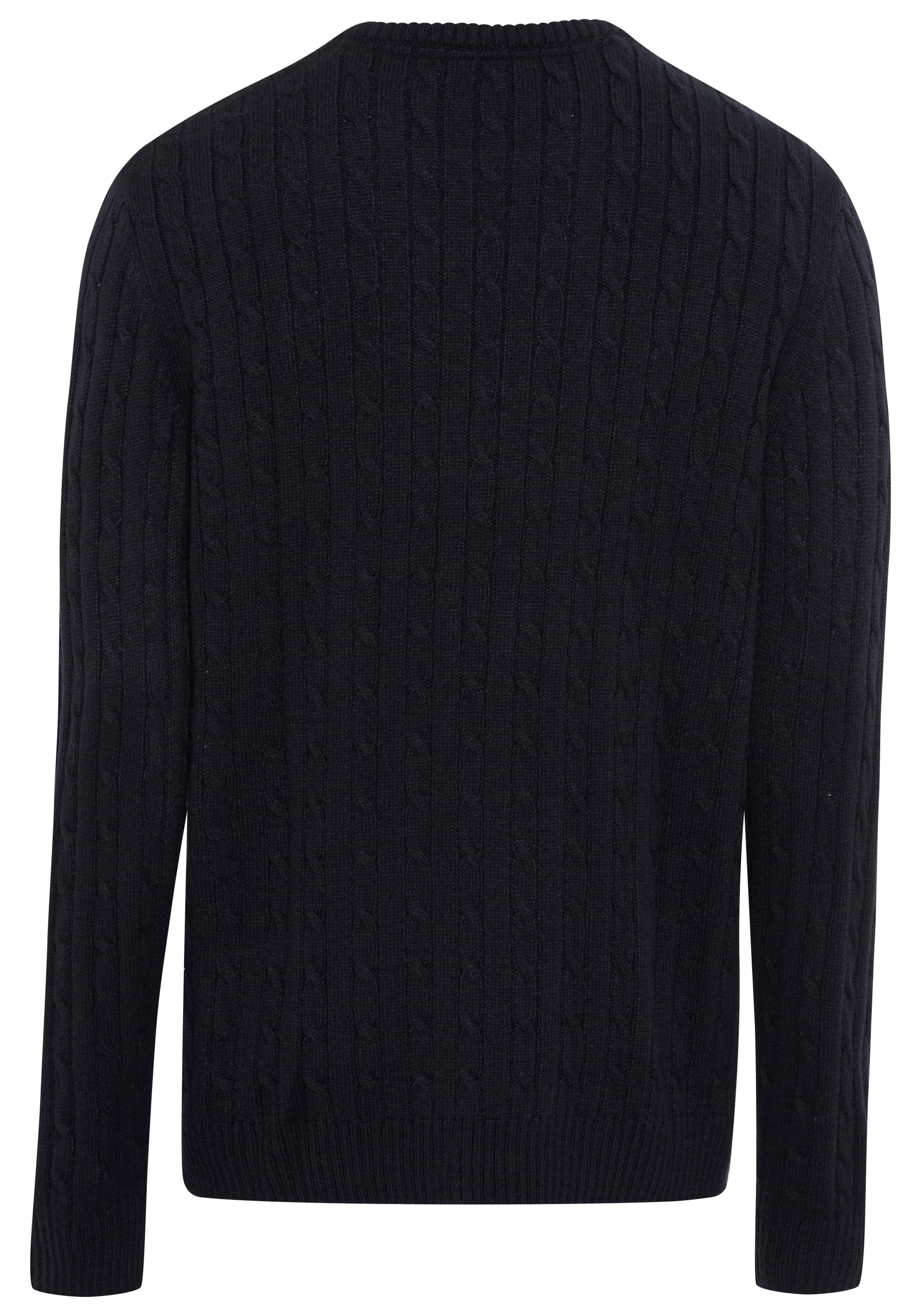 Man's World Rundhalspullover »Neue Kollektion!«, mit Zopfmuster
