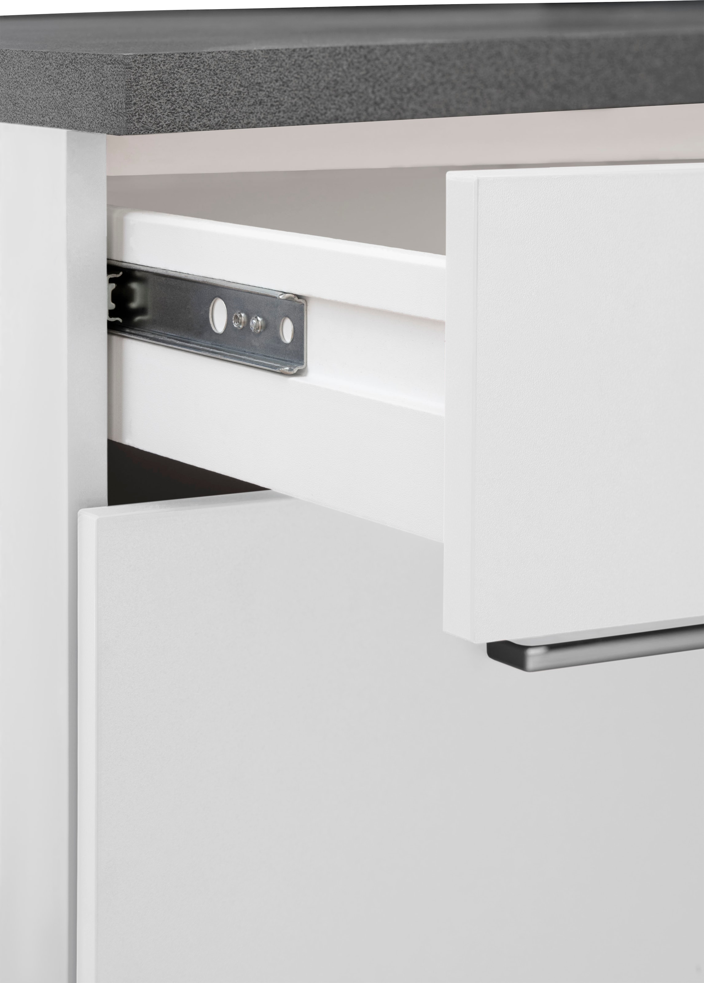 KOCHSTATION Winkelküche »KS-Paris«, mit E-Geräten, Stellbreite 220/220 cm