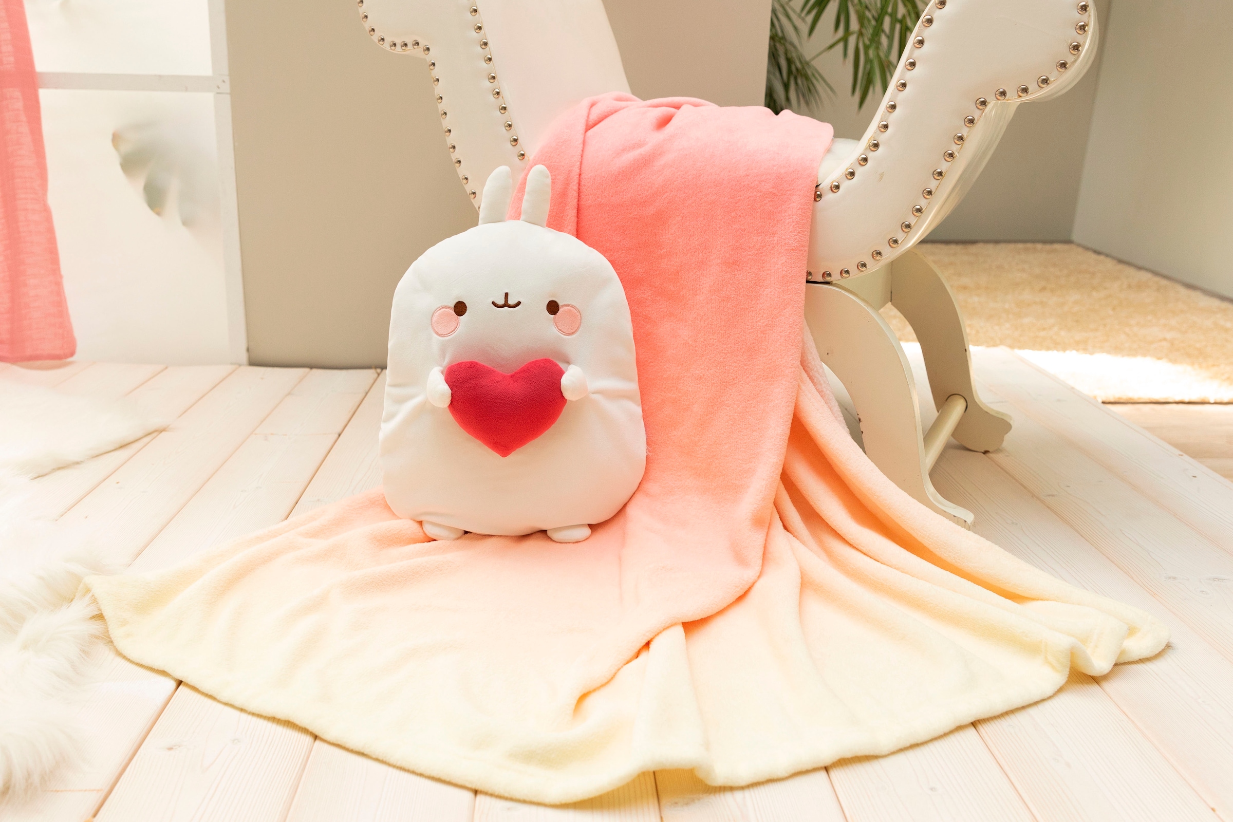 Nici Wohndecke »MOLANG«, mit Plüschtier