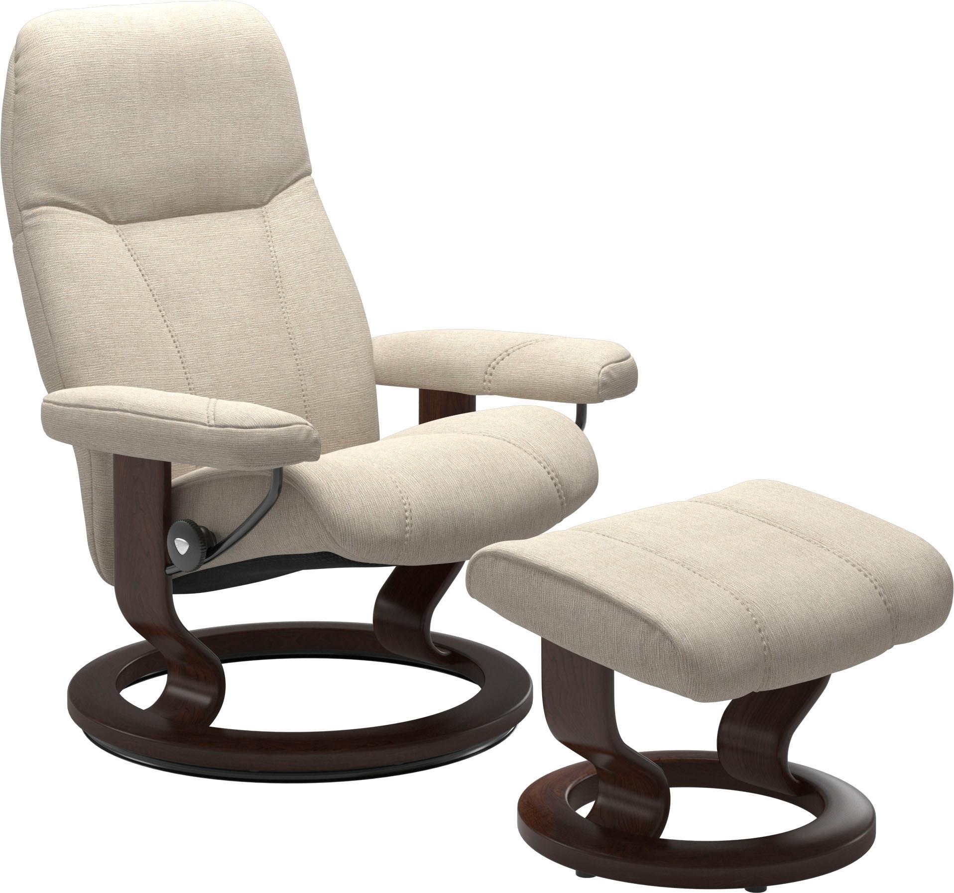 Stressless® Relaxsessel »Consul«, (Set, Relaxsessel mit Hocker), mit Hocker günstig online kaufen