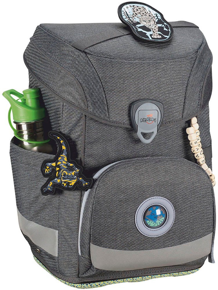DerDieDas® Schulranzen »ErgoFlex Easy Exklusiv ECO, My World«, Reflektoren, enthält recyceltes Material