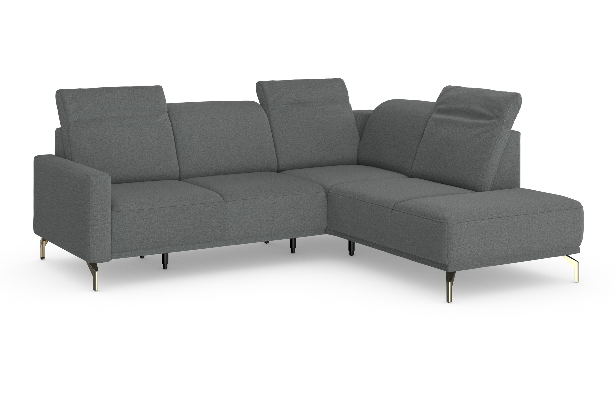 sit&more Ecksofa »Bailando L-Form«, wahlweise mit Kopfteilverstellung und Vorziehsitz, motorisch