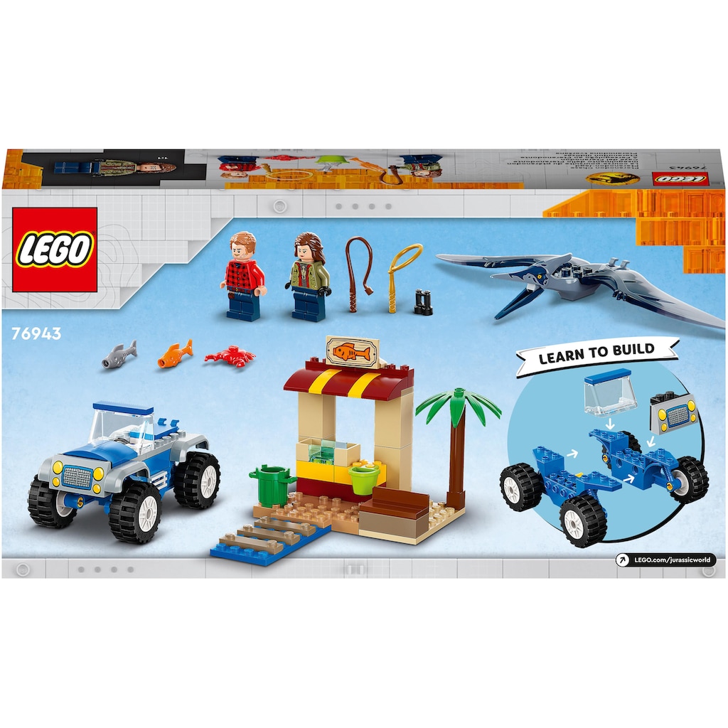 LEGO® Konstruktionsspielsteine »Pteranodon-Jagd (76943), LEGO® Jurassic World«, (94 St.)