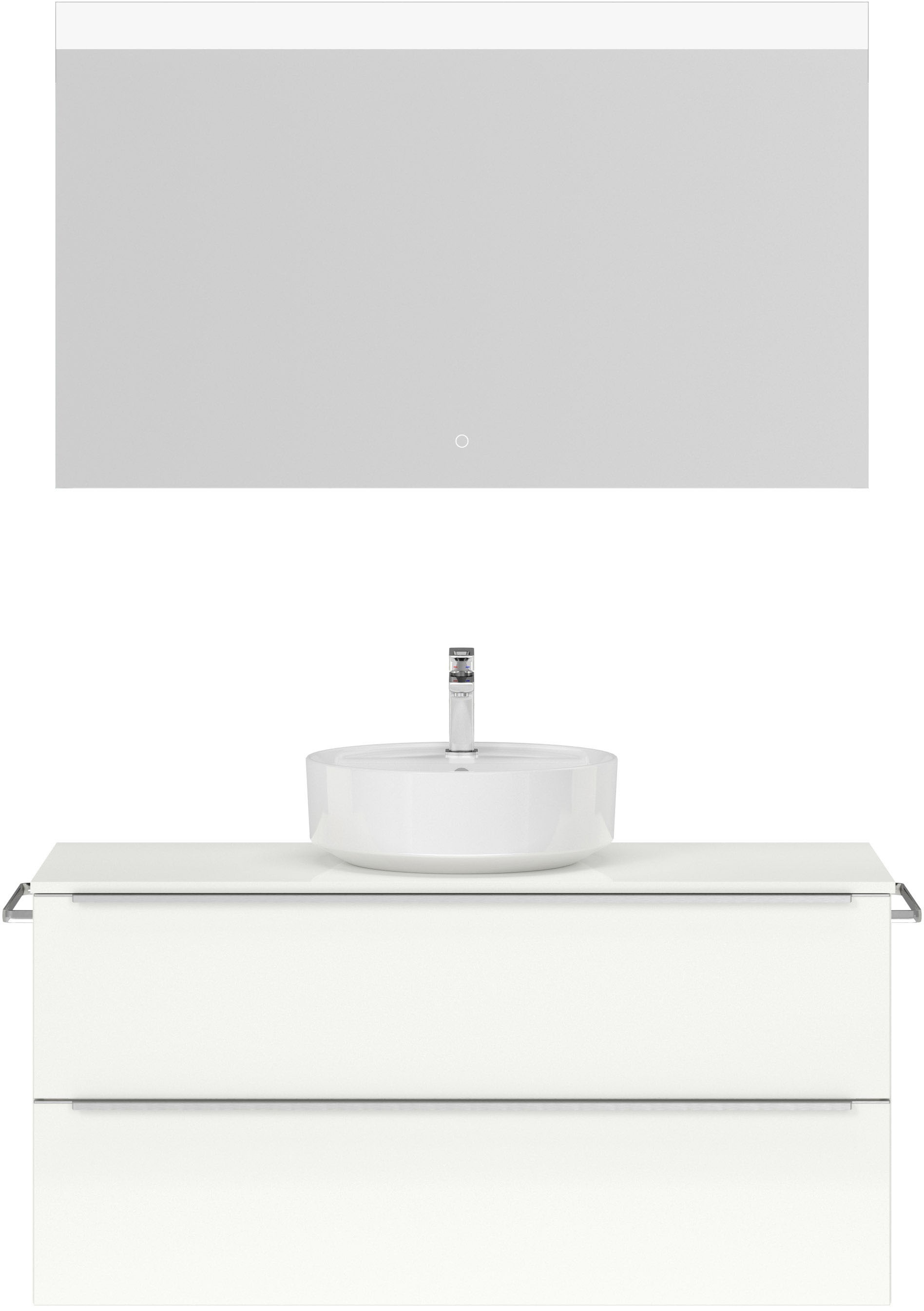 nobilia® Badmöbel-Set »Alvene« vormontiert, mit Soft-Close, 2 Stk. tlg. günstig online kaufen