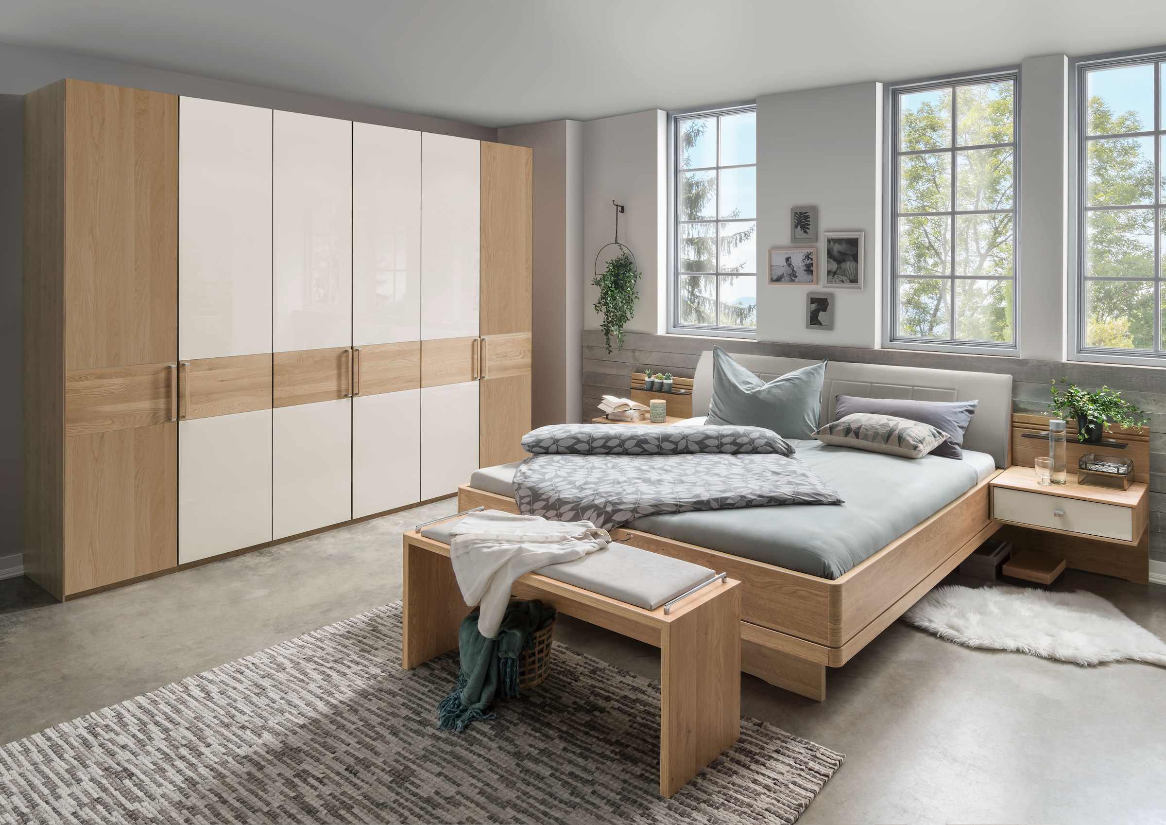 WIEMANN Drehtürenschrank »Kiruna«, mit Champagnerglas