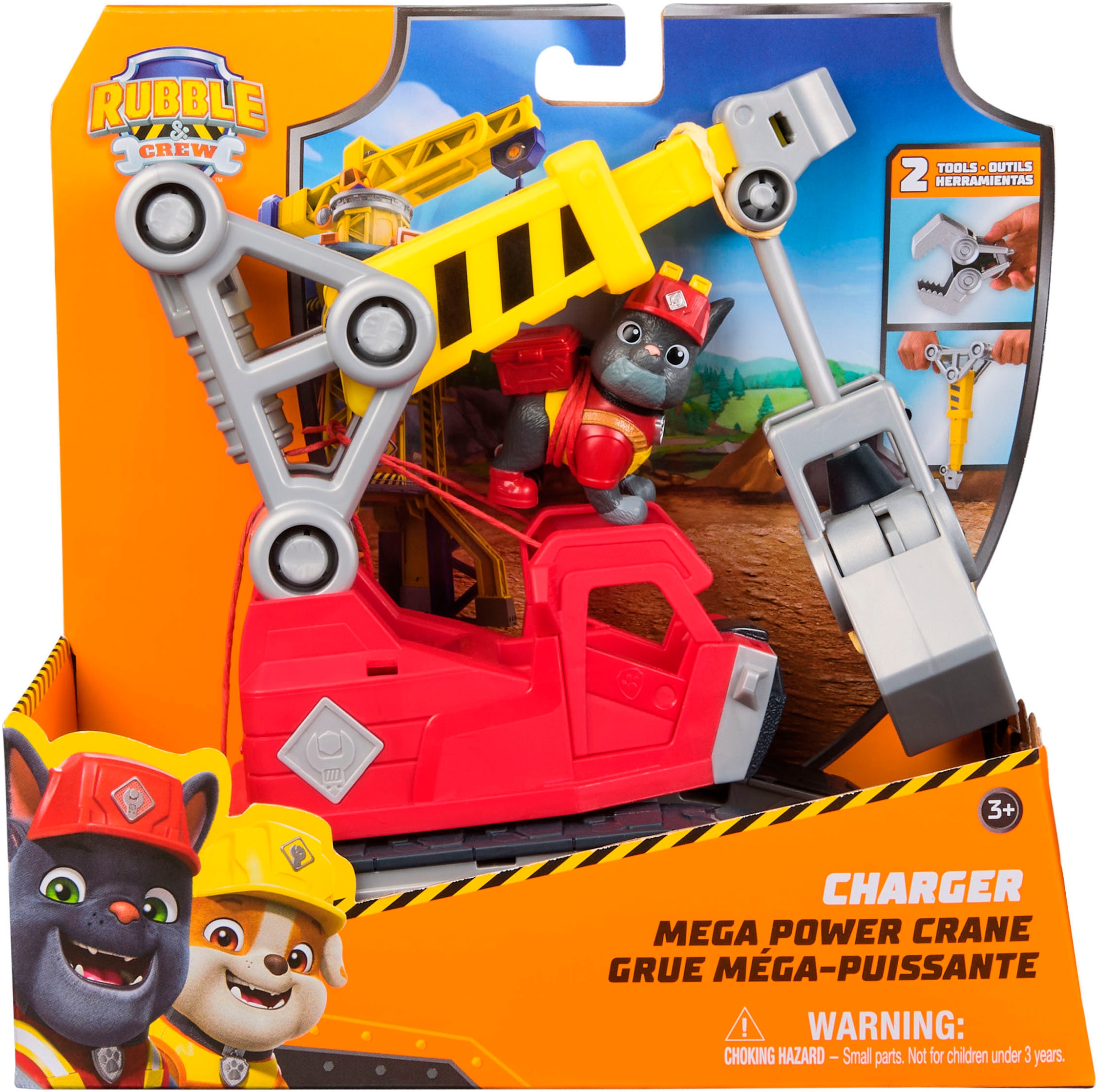 Spin Master Spielzeug-Kran »Rubble & Crew - Chargers 2-in-1 Mega Kran«