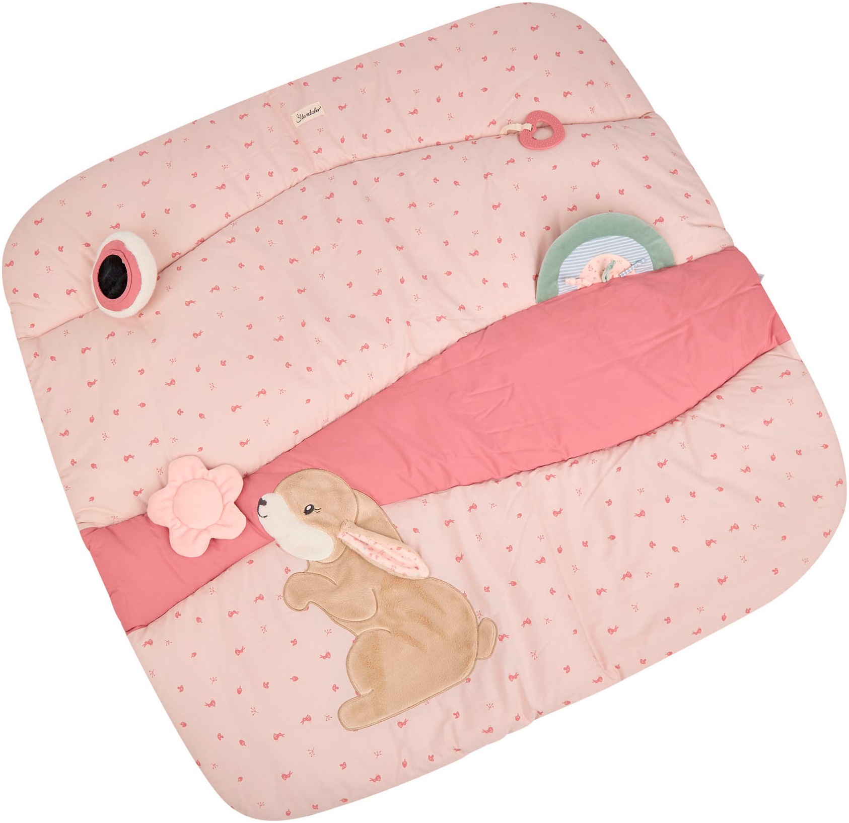 STERNTALER Babydecke »Spieldecke Hase Hanni« quarzrosa