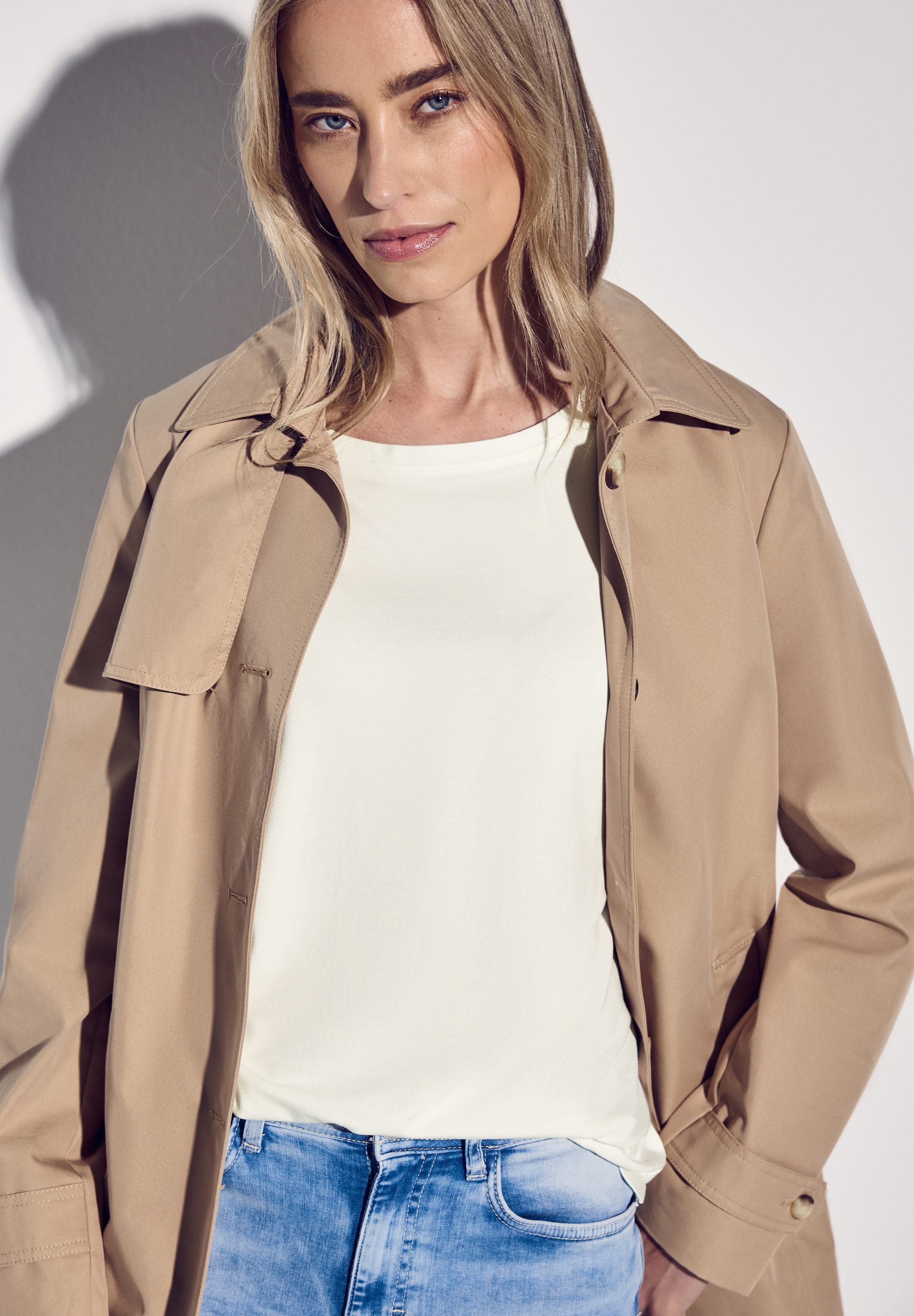 STREET ONE Shirttop »Style Crista«, mit hängenden Schultern