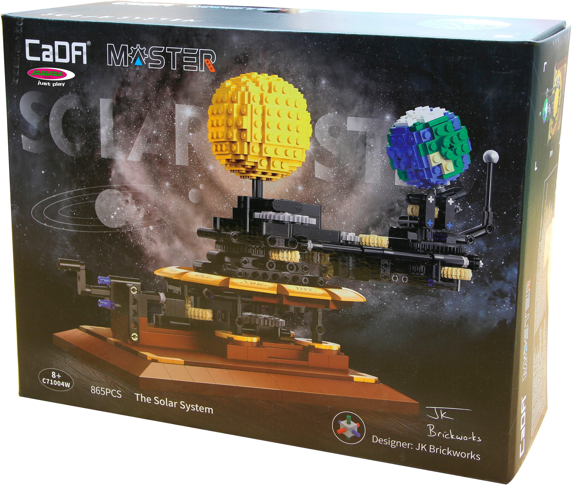 Jamara Konstruktions-Spielset »CaDA, Solar System Bricks«, (865 St.)