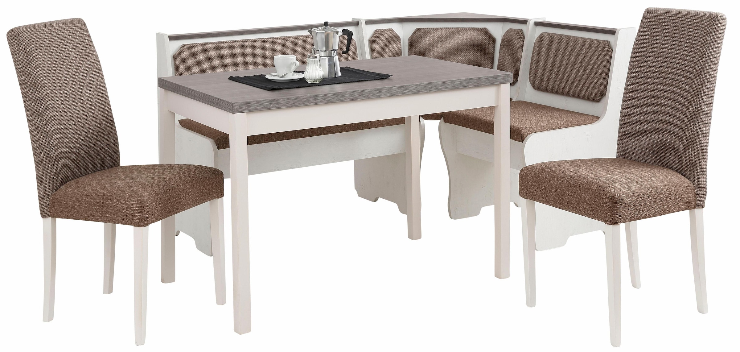 Home affaire Essgruppe »Spree«, (Set, 5 tlg.), bestehend aus Eckbank, Tisch  und 2 Stühlen im Online-Shop bestellen