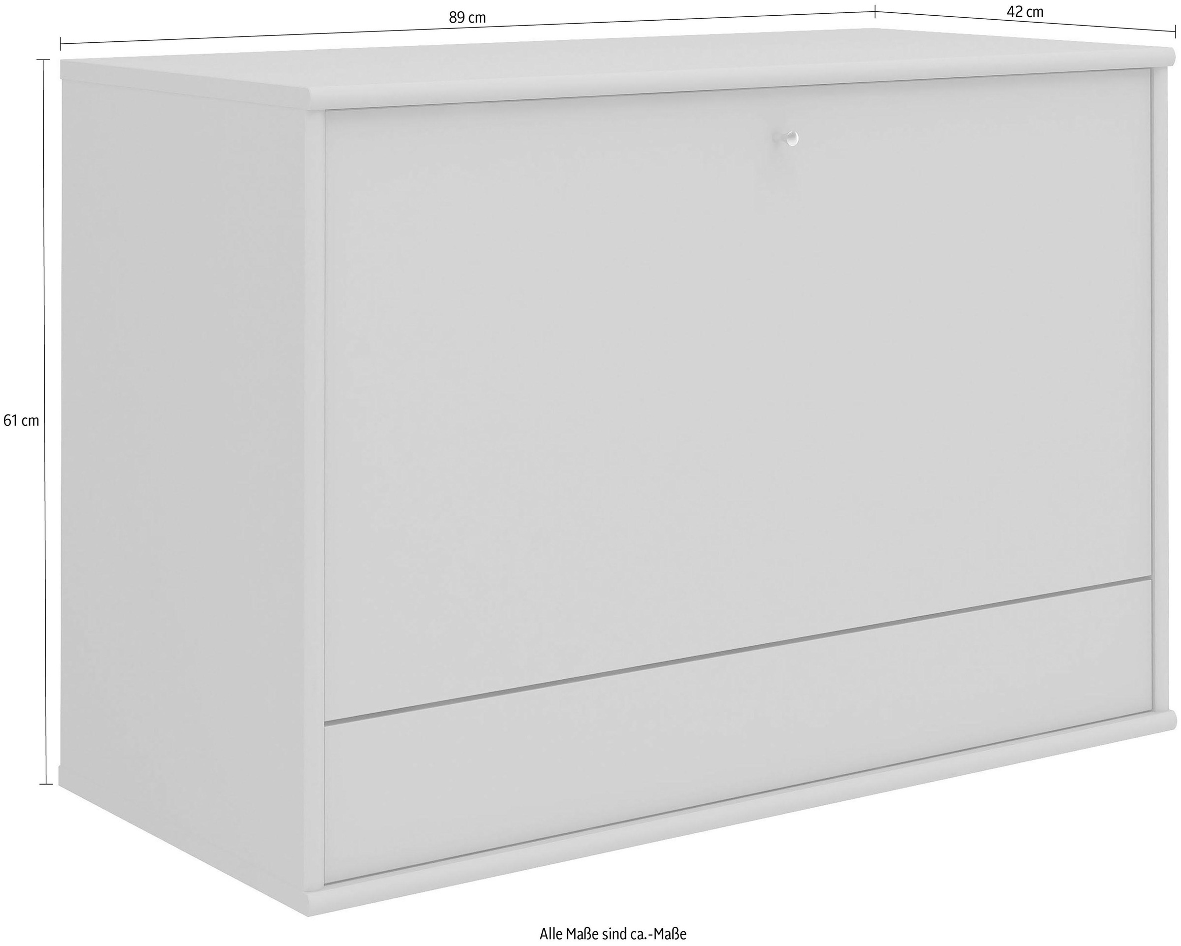 Hammel Furniture Schreibtisch »Mistral Bürotisch, Arbeitstisch, Tisch, Computertisch«, mit LED Spot, B: 89 cm, Designmöbelserie