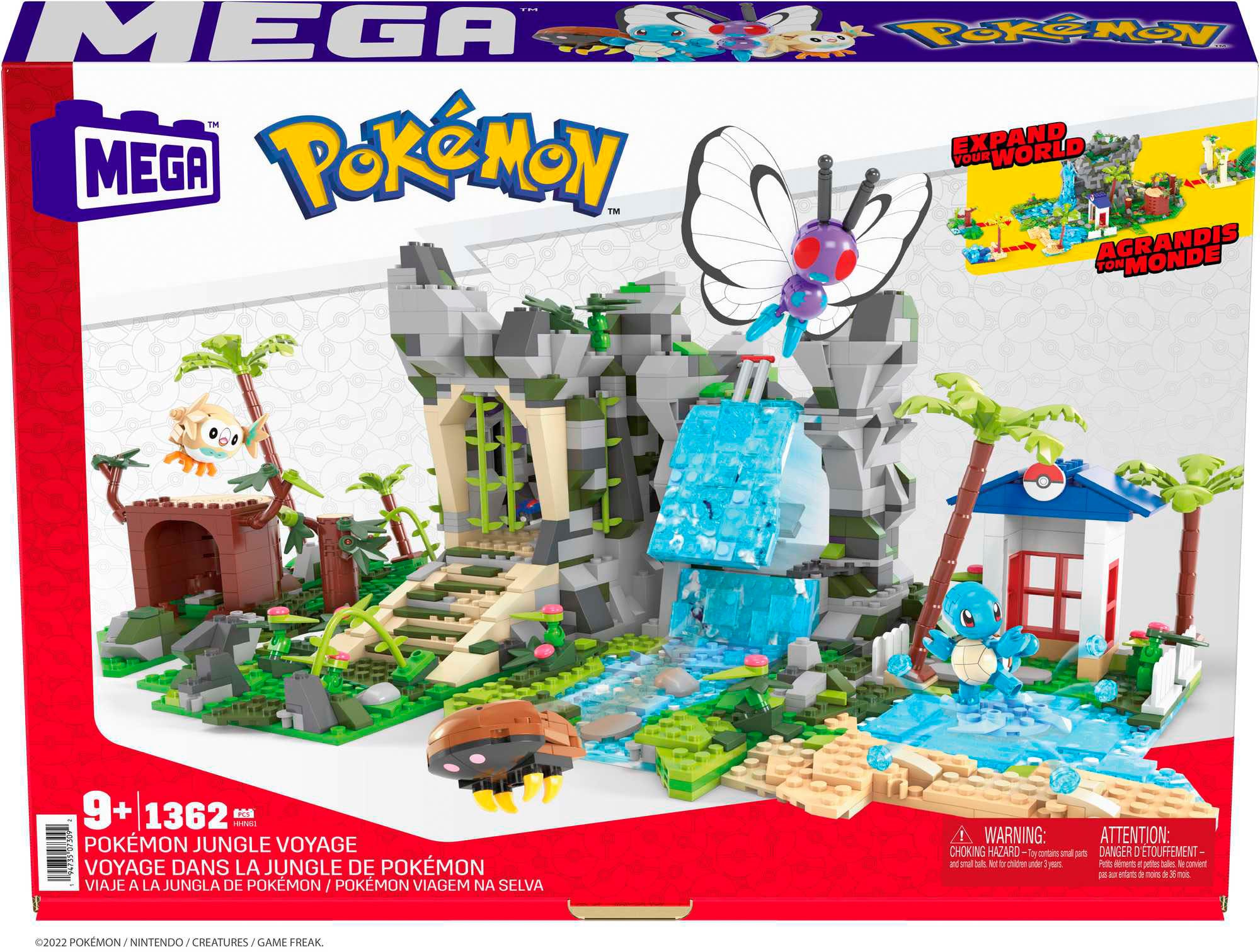 MEGA Konstruktions-Spielset »Pokémon Dschungel Bauset«