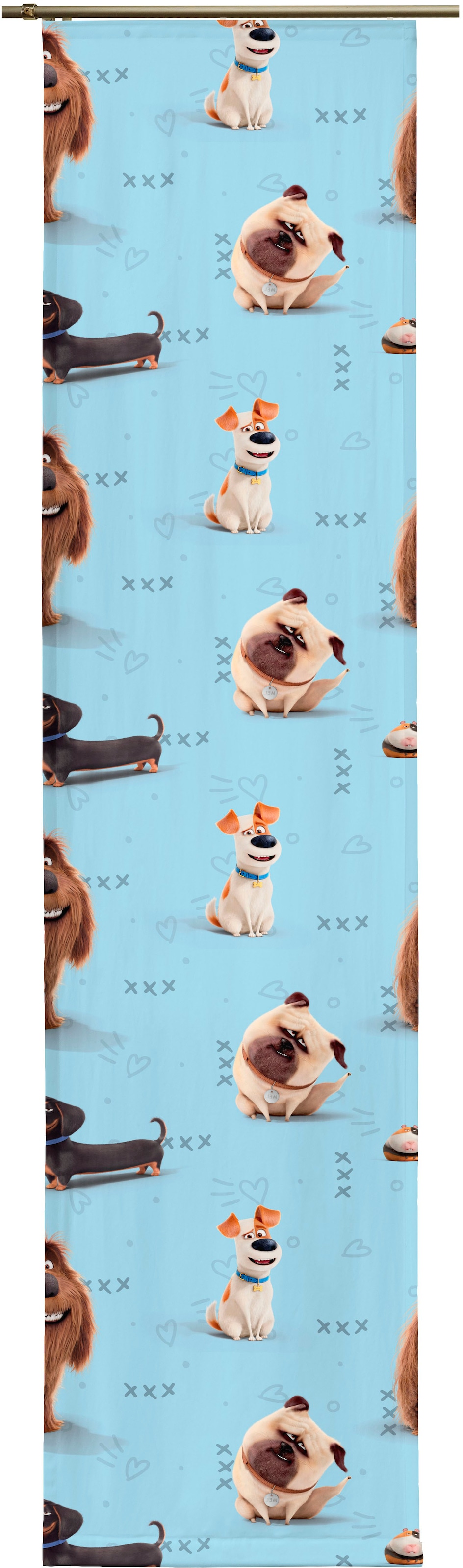 Wirth Schiebegardine »Pets«, (1 St.), Universal Pictures