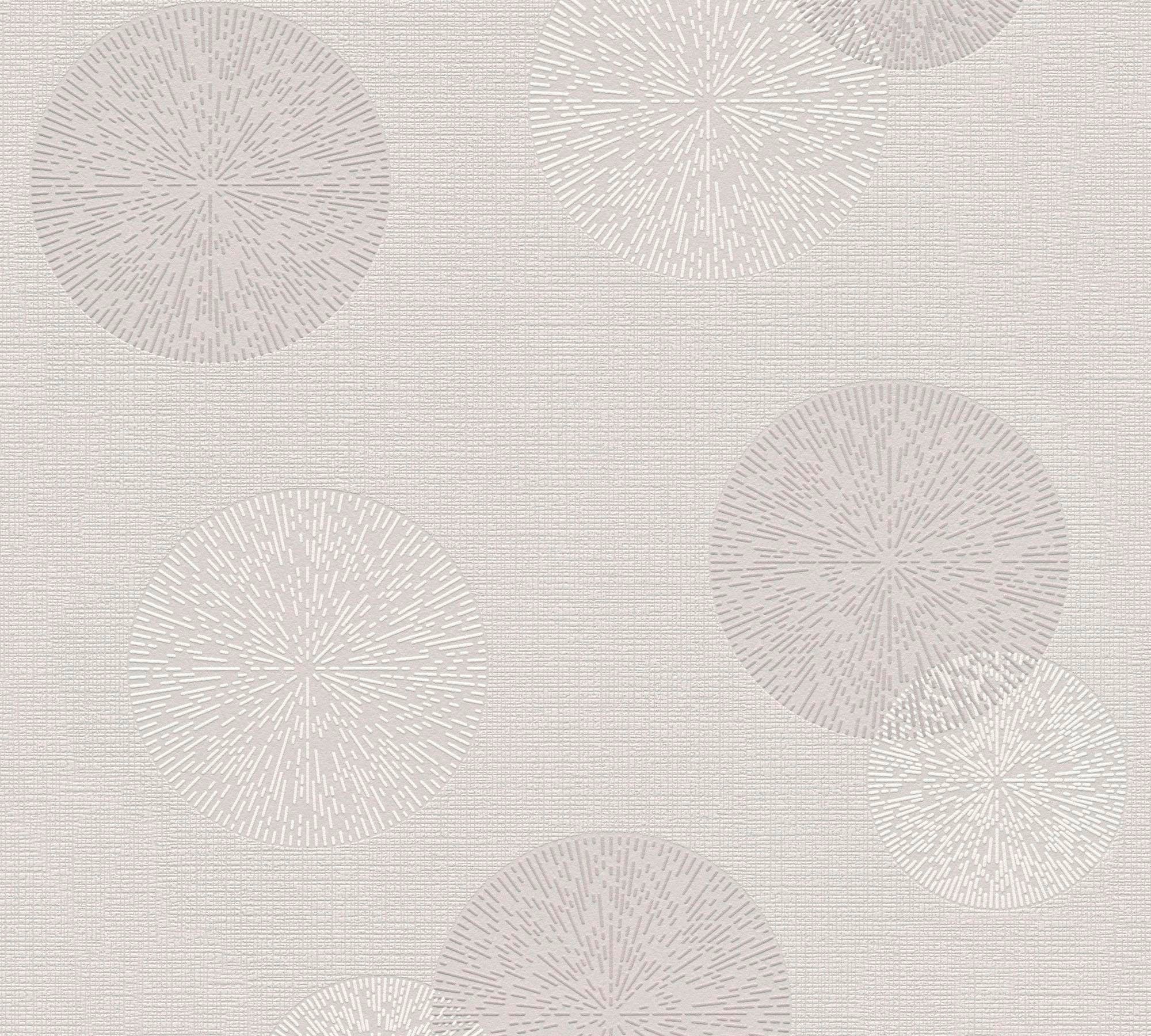 living walls Vliestapete »Happy Spring«, gepunktet, Grafik Tapete Kreise