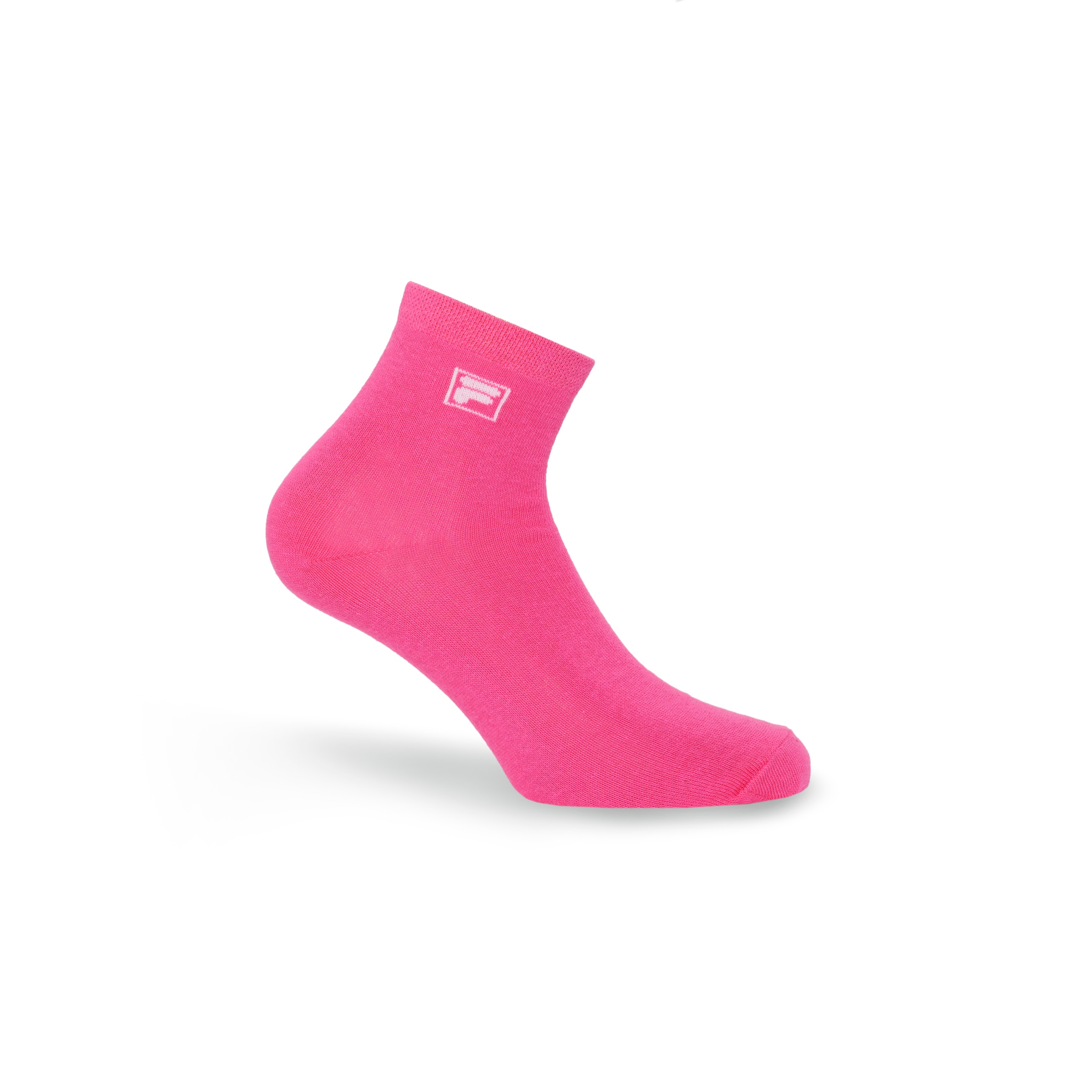 Fila Kurzsocken »UNISEX QUARTER PLAIN SOCKS«, (3 Paar), mit eingestrickem Logo