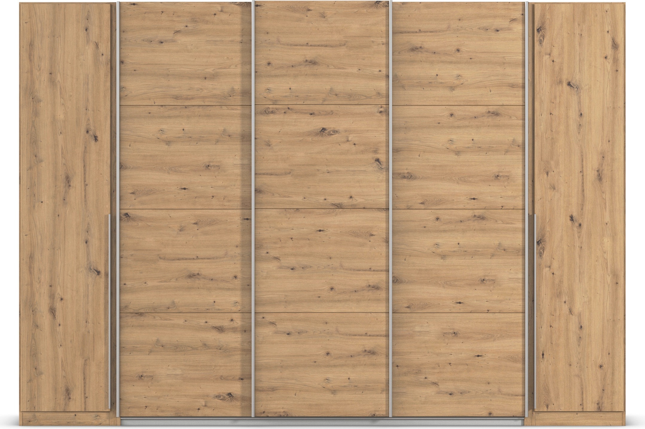 rauch Schwebetürenschrank »Agordo«, (im angesagten Mix aus Dreh- und Schwebetüren), optional mit Spiegel und zwei Griff-Farben MADE IN GERMANY