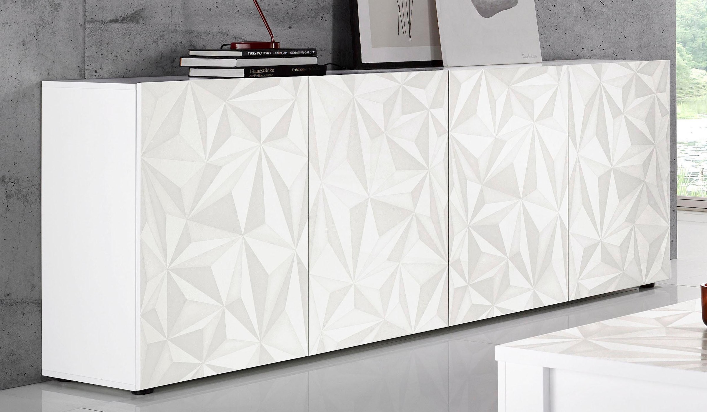 INOSIGN Sideboard »Prisma Breite 241, Kommode 4 Türen, Anrichte« Front mit günstig online kaufen