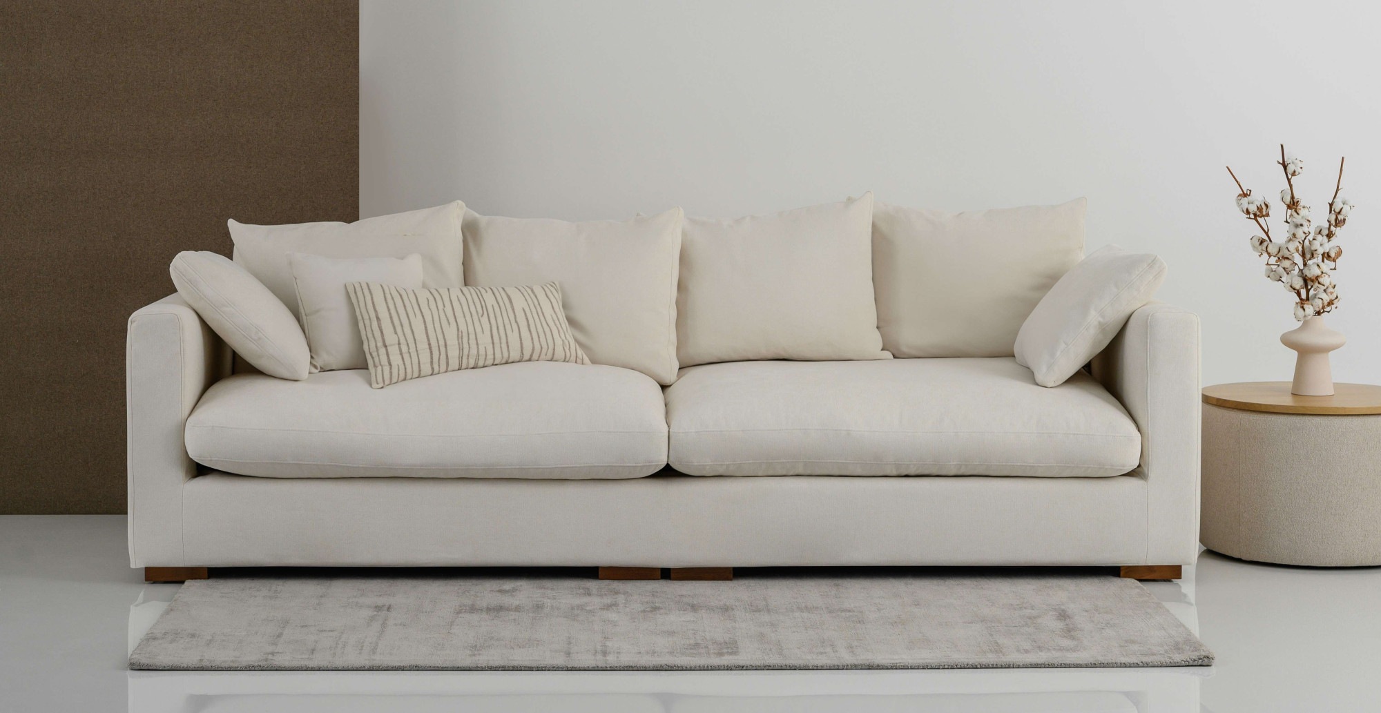 Home affaire Big-Sofa »Comfy«, extra weich und kuschelig, Füllung mit Feder günstig online kaufen