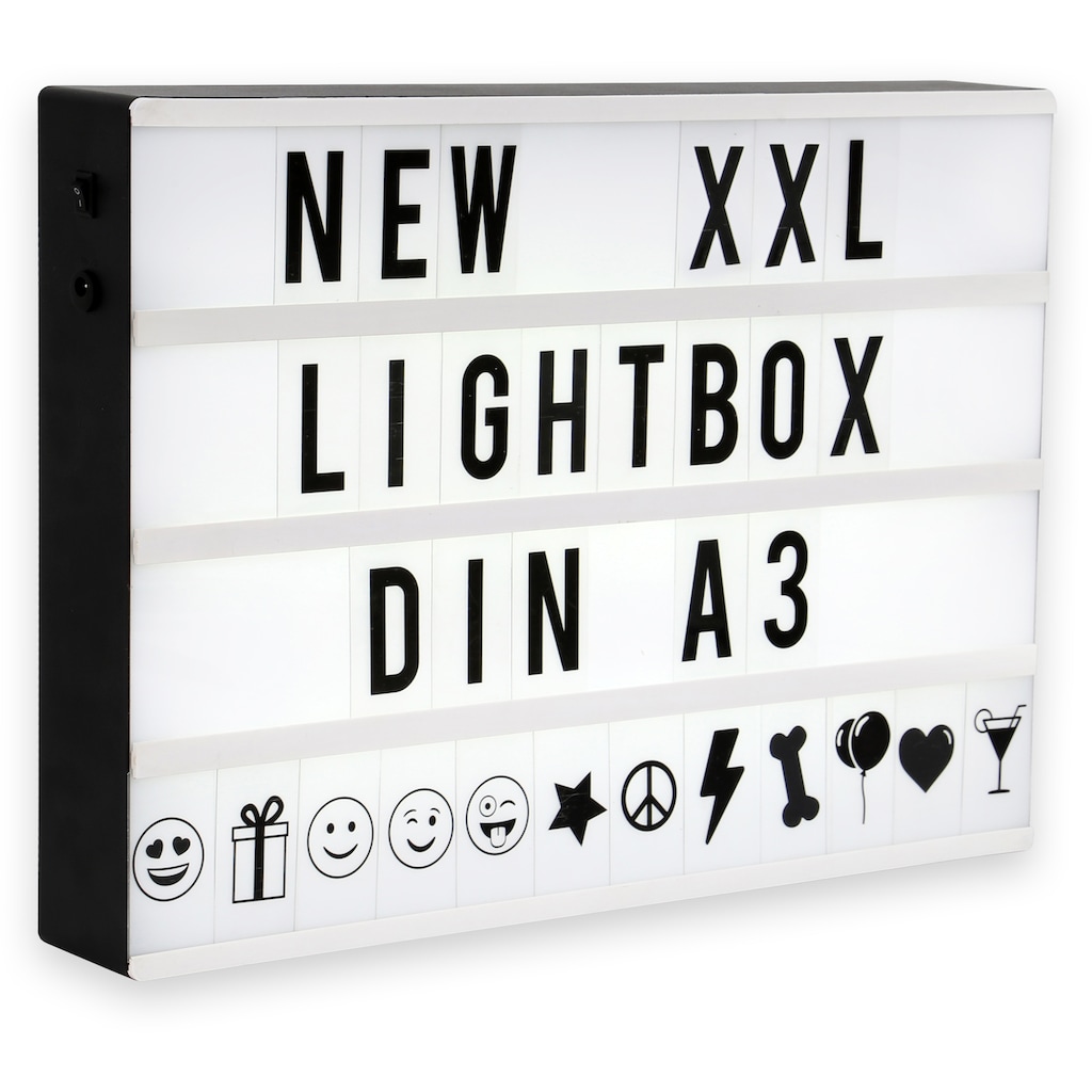 B.K.Licht LED Lichtbox, 1 flammig-flammig