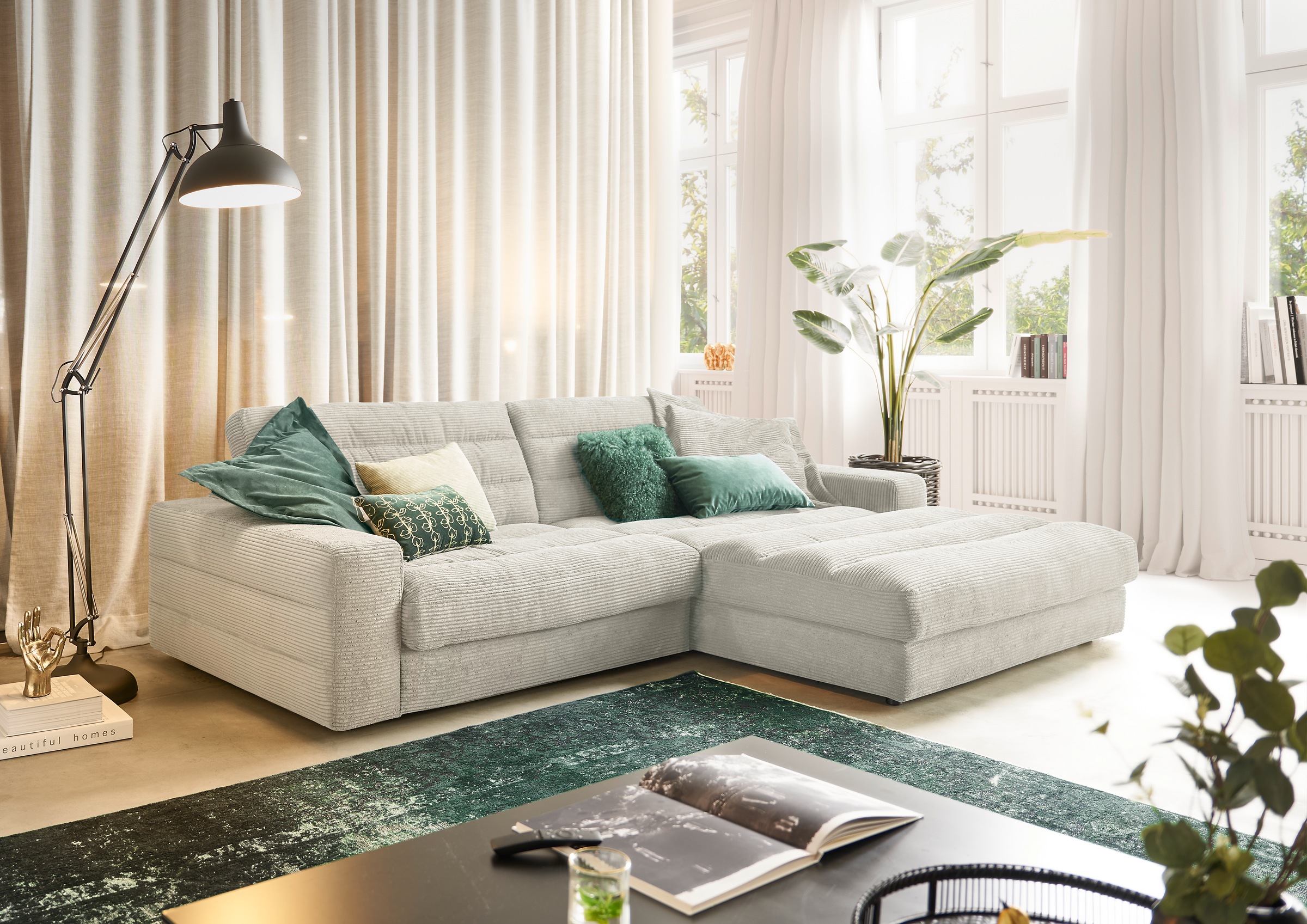 3C Candy Ecksofa »Stripes Mega-Sofa, bequem und komfortabel, L-Form«, Lose günstig online kaufen