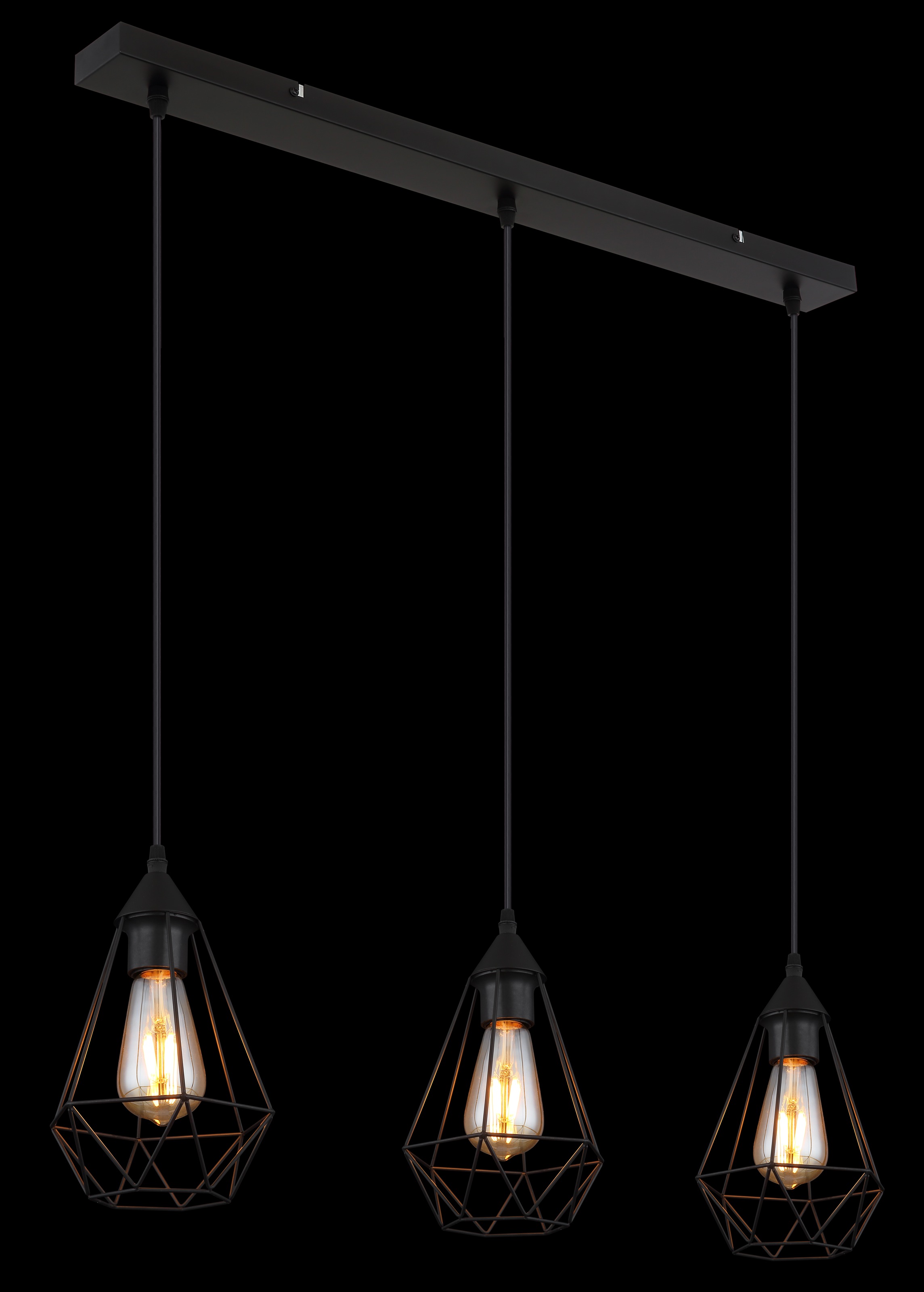 GLOBO LIGHTING Hängeleuchte »ZACHARY«, Leuchtmittel E27 | ohne Leuchtmittel, Hängelampe/Pendelleuchte/Esszimmer/Wohnzimmer/Esstisch