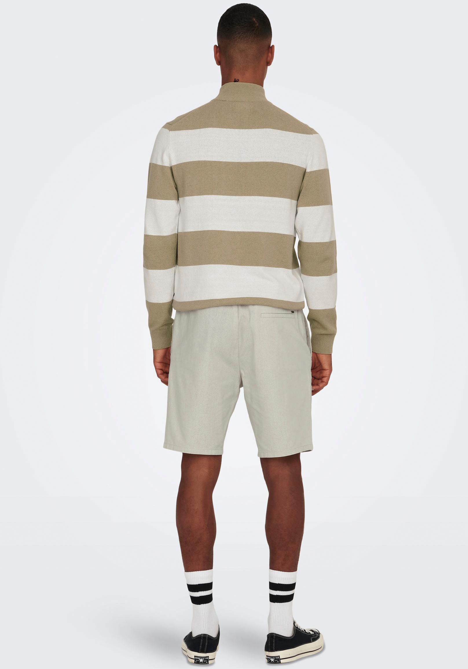 8. Bild von ONLY & SONS Shorts »ONSLINUS 0007 COT LIN SHORTS NOOS«