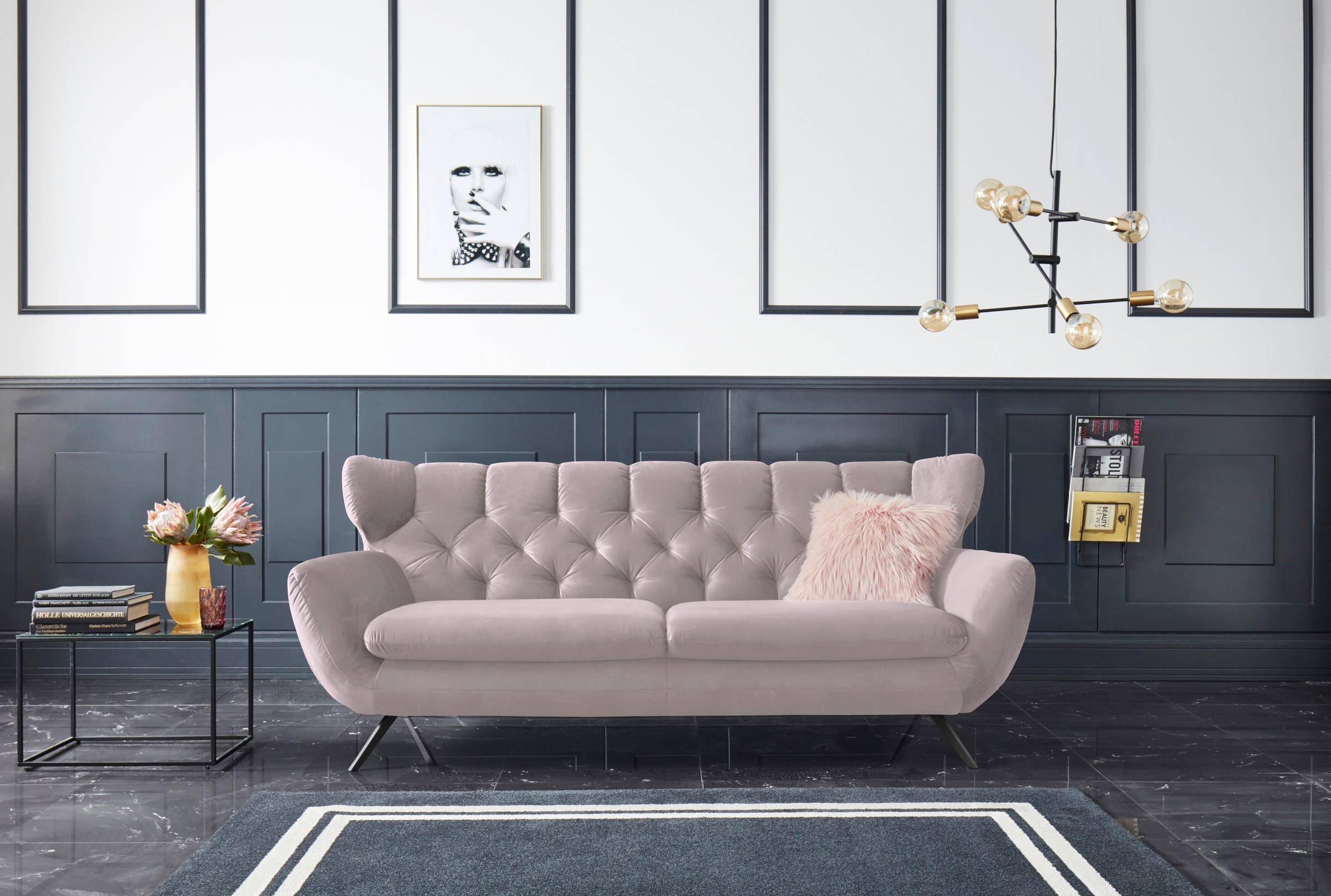 3C Candy 3-Sitzer »Beatrice, extravagantes Megasofa, bequem, Küchensofa«, m günstig online kaufen