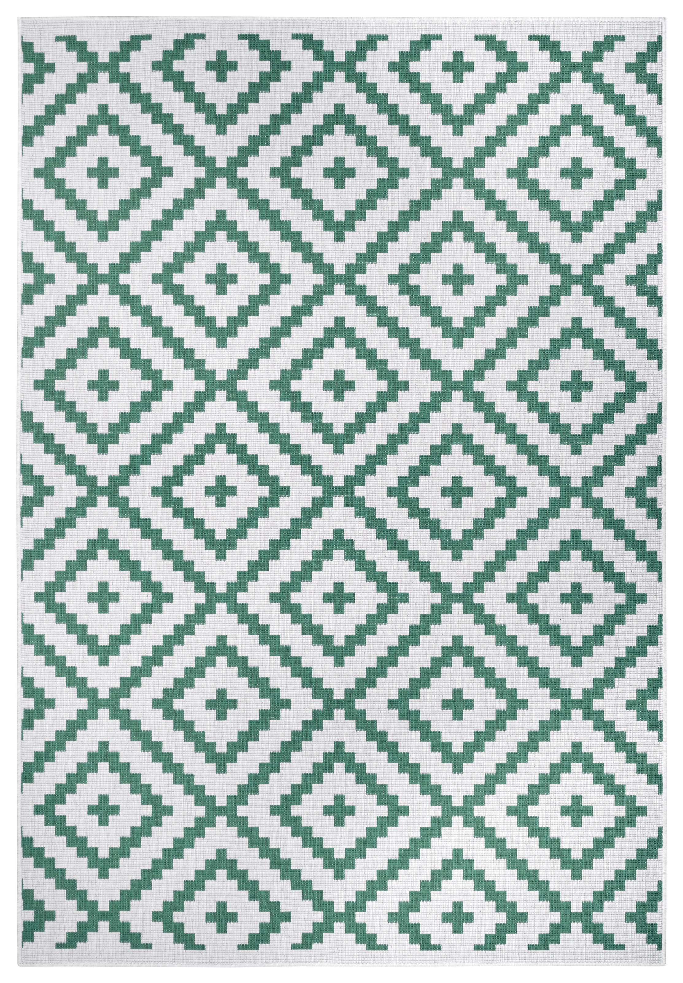 my home Teppich »Ronda Wendeteppich«, rechteckig, 5 mm Höhe, Sisal-Optik, Flachgewebe, In- und Outdoor, geometrisches Boho Design