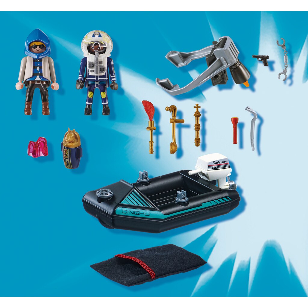 Playmobil® Konstruktions-Spielset »Polizei-Jetpack: Festnahme des Kunsträubers (70782), City Action«, (30 St.)