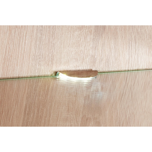 PRO Line Couchtisch, aus Holz, mit Ablageboden aus Glas, mit Rollen,  rechteckig online kaufen