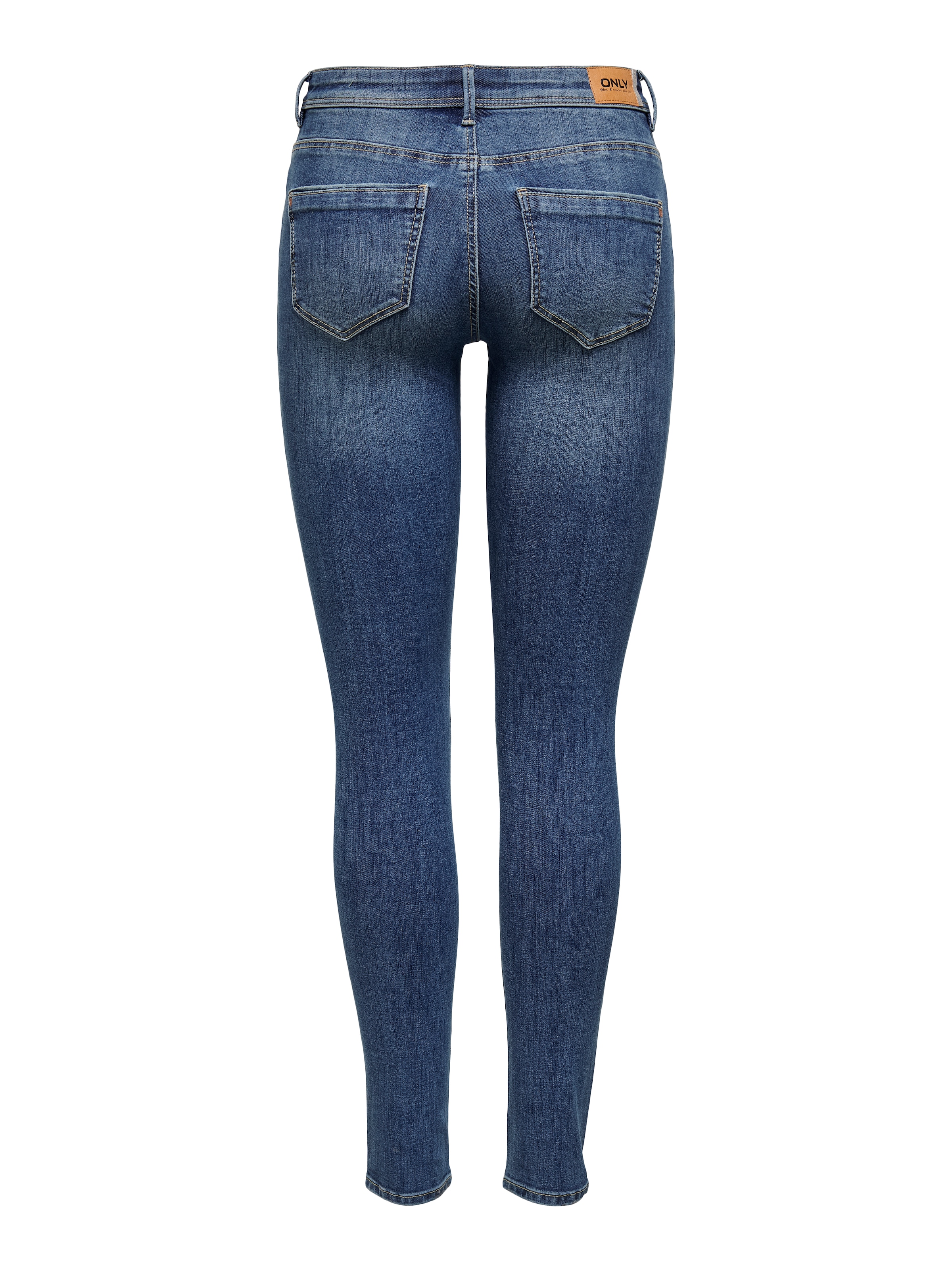 ONLY Skinny-fit-Jeans »ONLWAUW – Skinny-Jeans mit Destroyed-Effekt und Stretch« skinny fit, modisch, Denim, Baumwollmischung