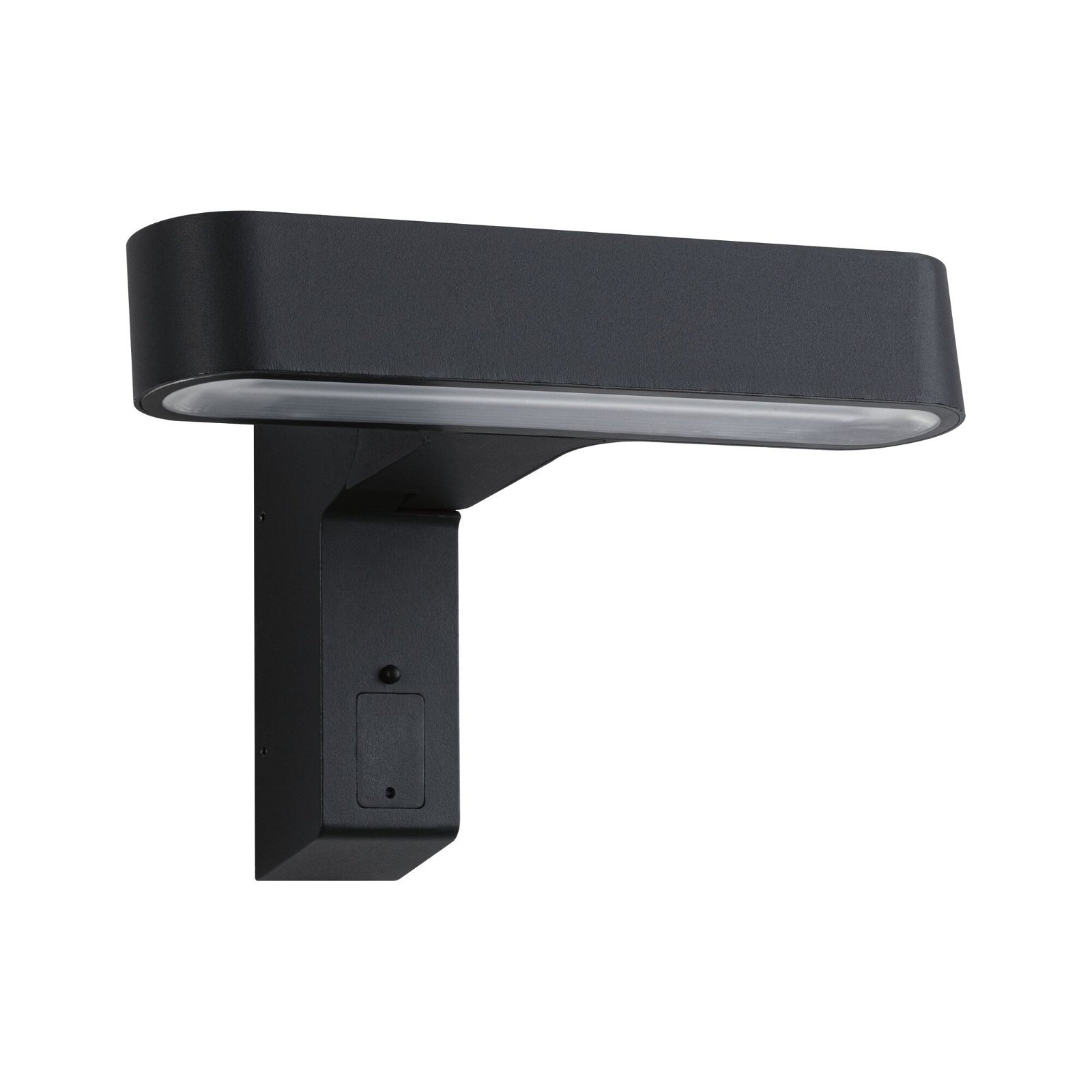 Paulmann LED Außen-Wandleuchte »House Ito 227x159mm 6W 450lm 230V 65° Anthrazit Metall, Kunststoff«, 1 flammig, Bewegungsmelder Horizontale Ausrichtung IP44 3000K