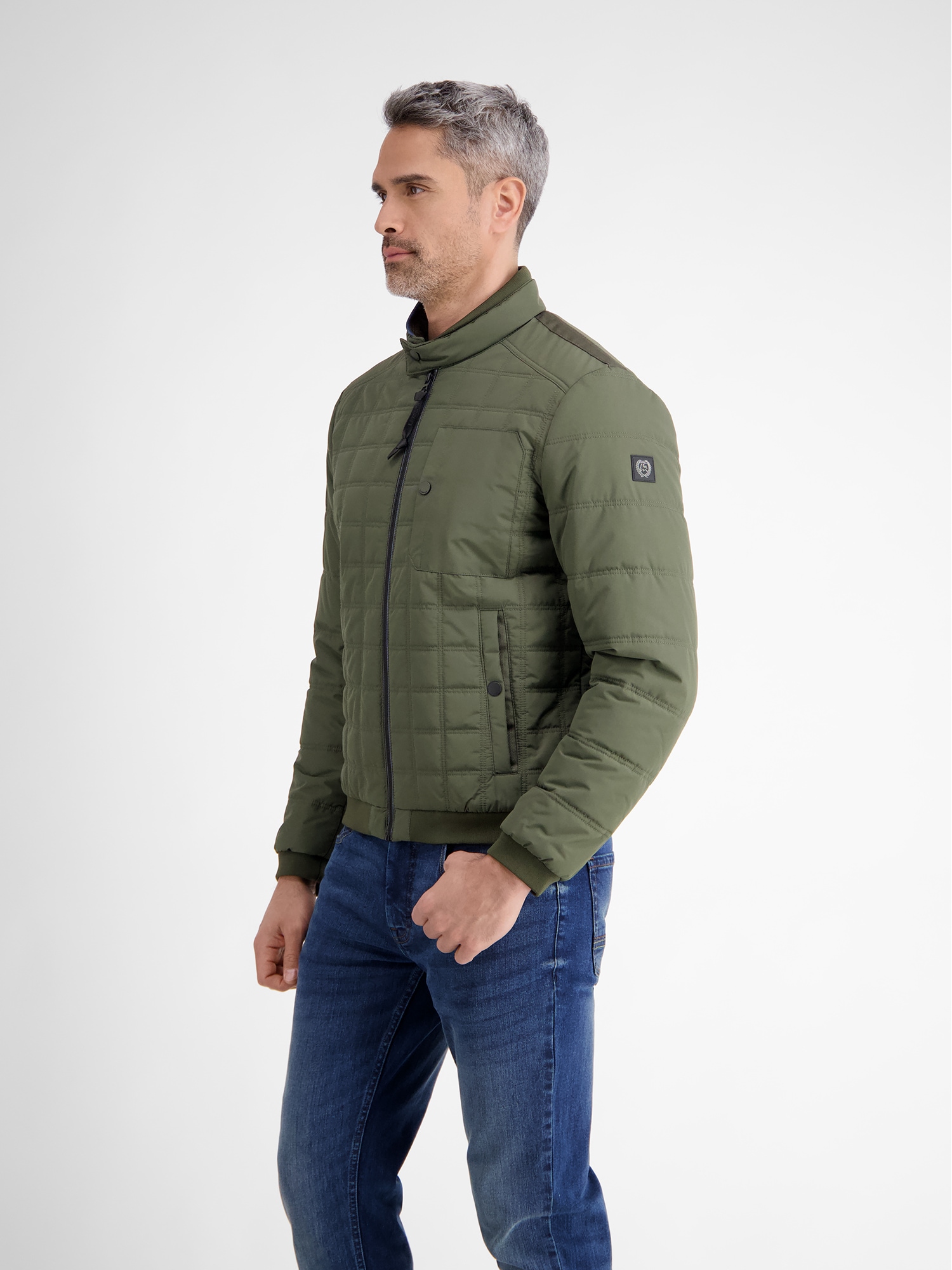LERROS Steppjacke »LERROS Herren Steppblouson, funktional«, ohne Kapuze, Wasser- und windabweisend, atmungsaktiv