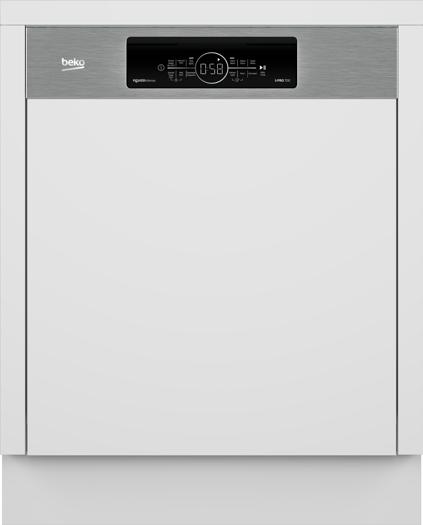 BEKO teilintegrierbarer Geschirrspüler »BDSN36561XP« 8,9 l 15 tlg. Maßgedecke