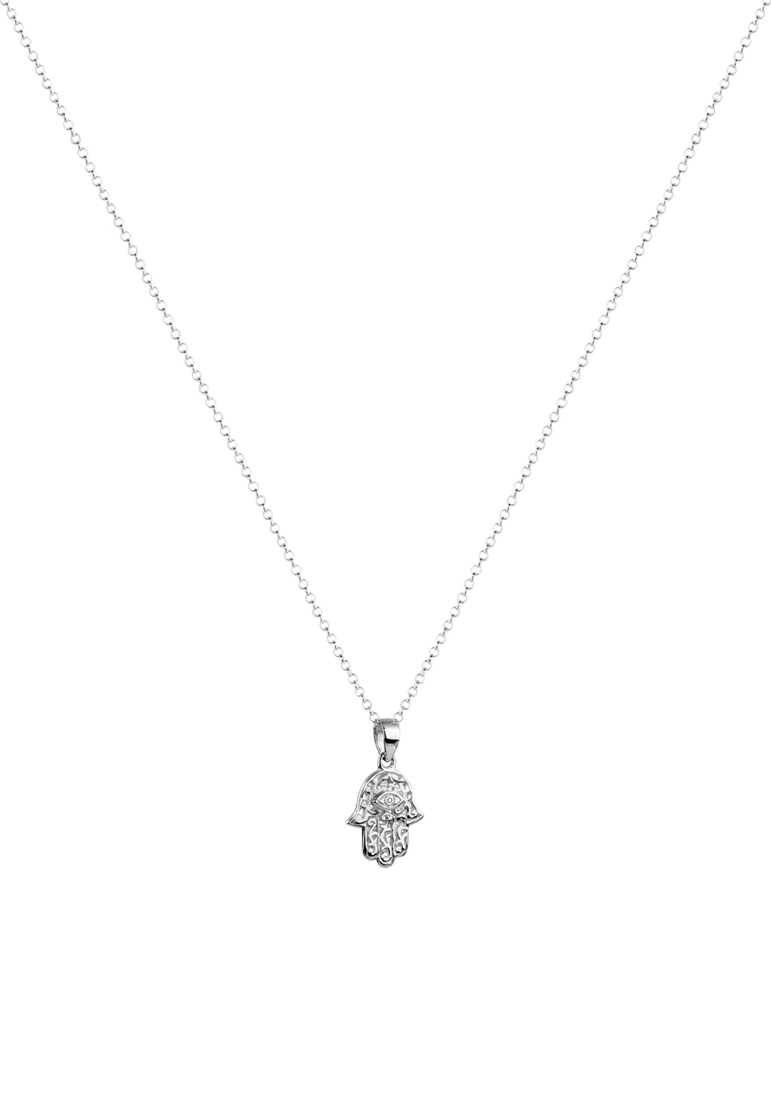 Nenalina Kette mit Anhänger »Hamsa Hand Symbol Ornament Anhänger 925 Silber«