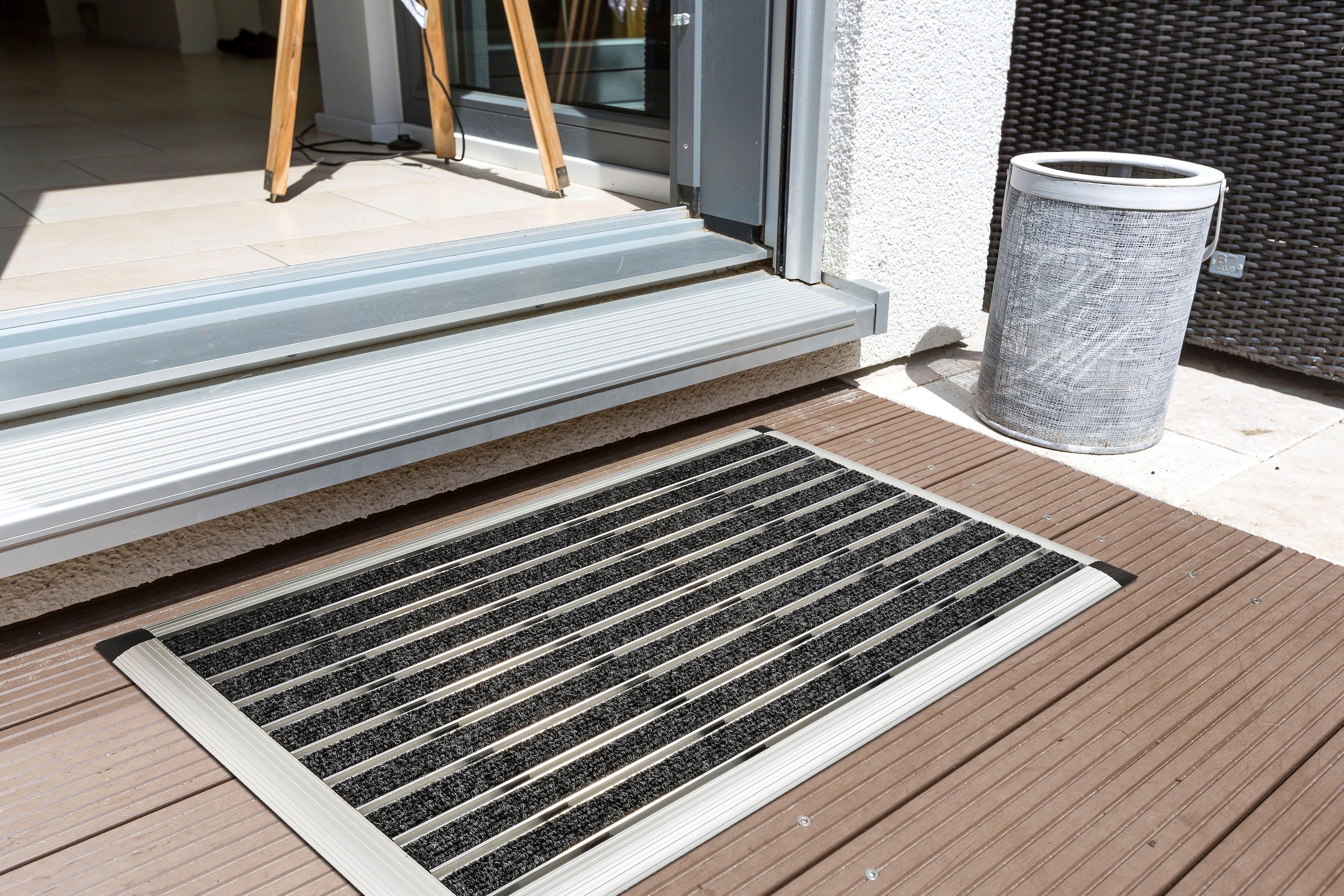 ASTRA Fußmatte »Alu-Türmatte Excellence Mat«, rechteckig, 14 mm Höhe, Schmutzfangmatte, In- und Outdoor geeignet