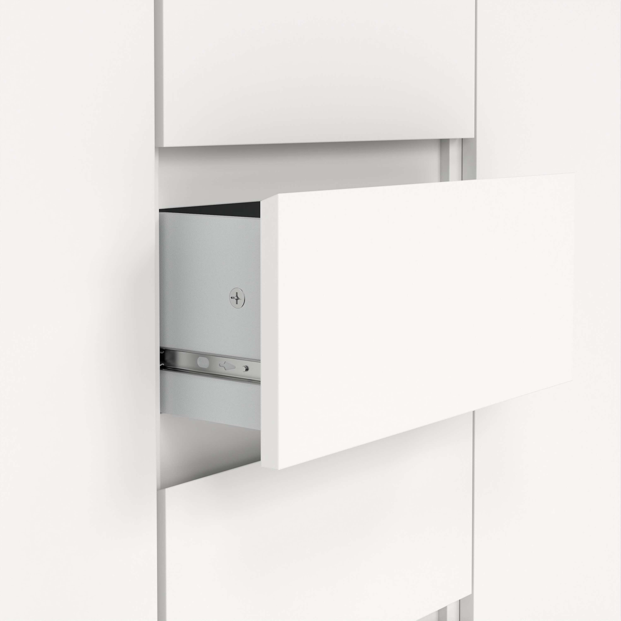 INOSIGN Kommode »Naia, Sideboard, 4 Schubladen, 2 Türen, Aufbewahrung, grifflose Front« Mit Einlegeböden, modern, skandinavisches Design, in mehrere Farben