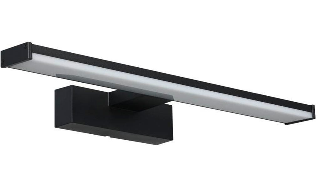 EGLO Spiegelleuchte »PANDELLA 1 Wandlampe, Badezimmerlampe, schwarz, weiß, IP44«, 1 flammig, Leuchtmittel LED-Modul | LED wechselbar, LED, Bad, Badezimmer, klassisch, modern, minimalistisch, 40x12x4cm