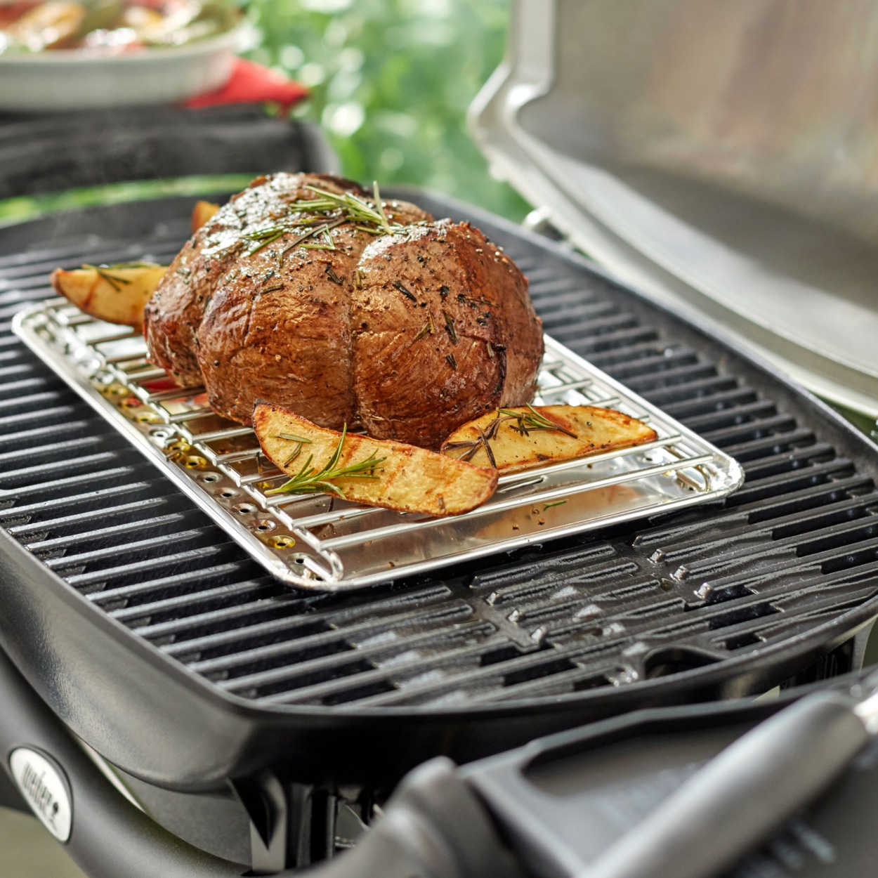 Weber Grillplattenaufsatz »Hitzeschild«, Aluminium, (4 St.)