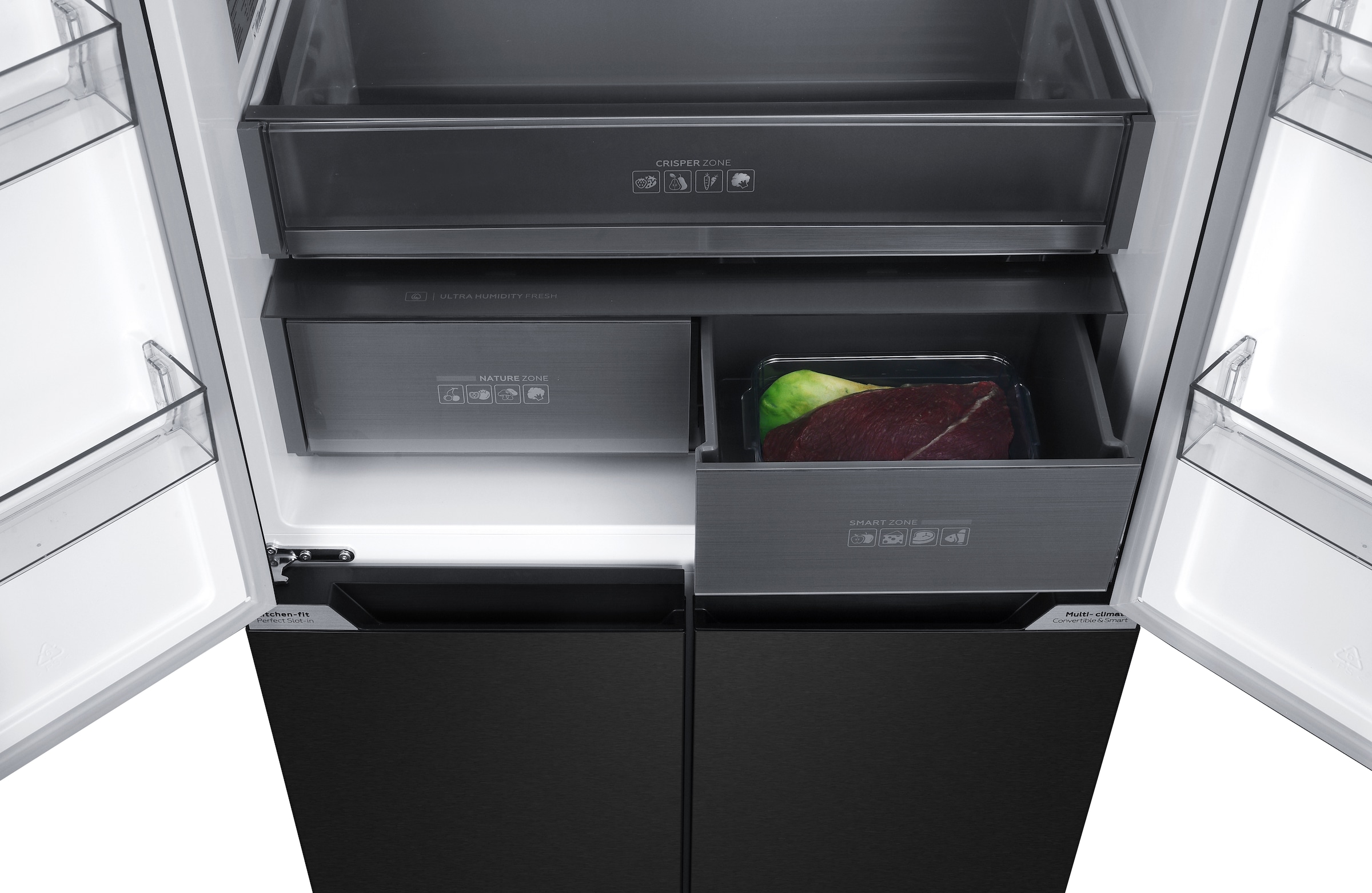 Hanseatic Multi Door »HCSI19090DNFBI« 190,2 cm hoch 90,5 cm breit Smart Zone