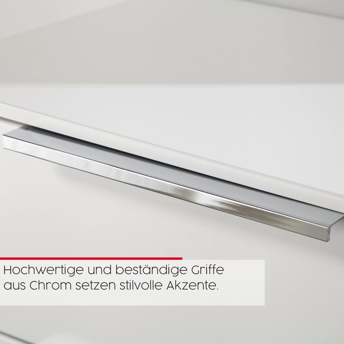 rauch Kombikommode »Kommode Türkommode Sideboard Kombikommode FLIPP mit Glasfront«, (Breite 200 cm mit 4 Einlegeböden), 3-türig mit 5 Schubladen und Soft-Close-Funktion sowie Glasfront