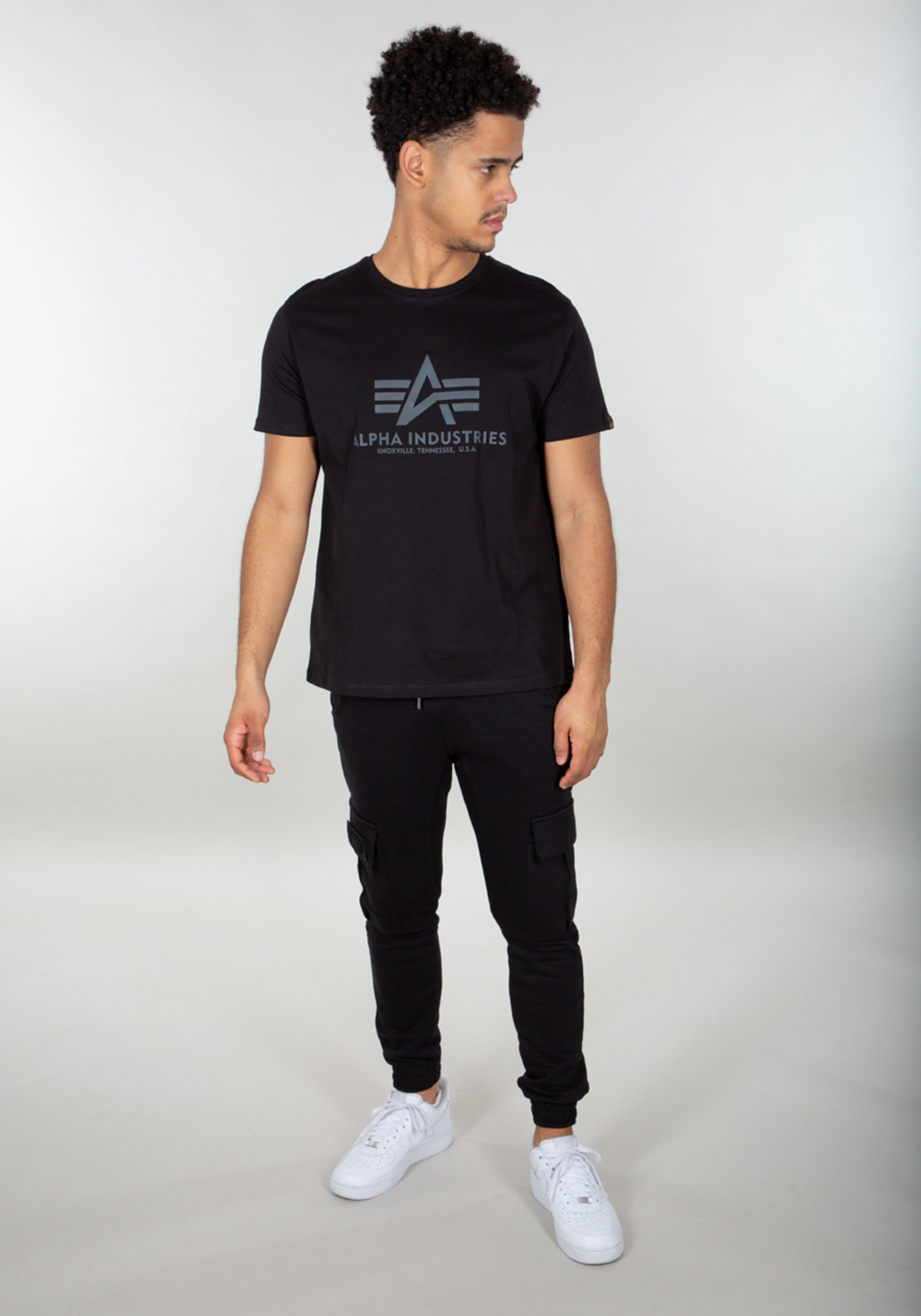 Alpha Industries T-Shirt »Alpha Industries Men - T-Shirts Basic T Rainbow Reflective«