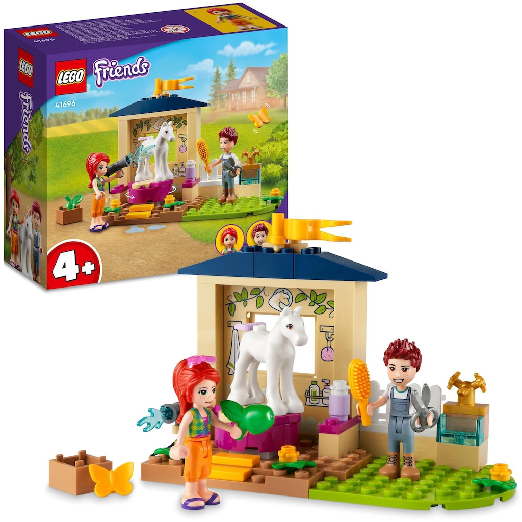 LEGO® Konstruktionsspielsteine »Ponypflege (41696), LEGO® Friends«, (60 St.)