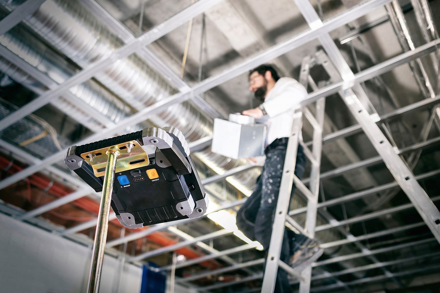 Brennenstuhl LED Arbeitsleuchte »TORAN 4000 MBA«, mit Lichtsteuerungs-App