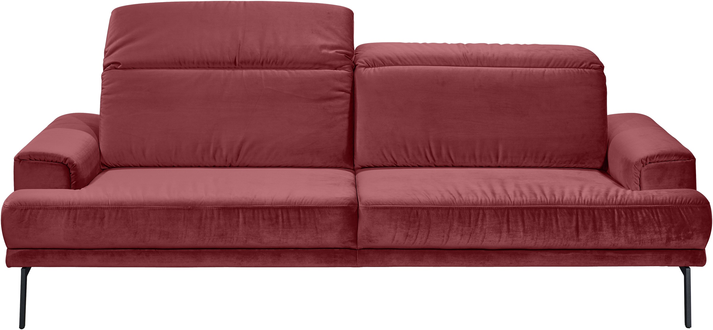Musterring 3-Sitzer »MR 4580«, inkl. Kopf- und Sitztiefenverstellung, Fuß schwarz, B228 x T103 cm
