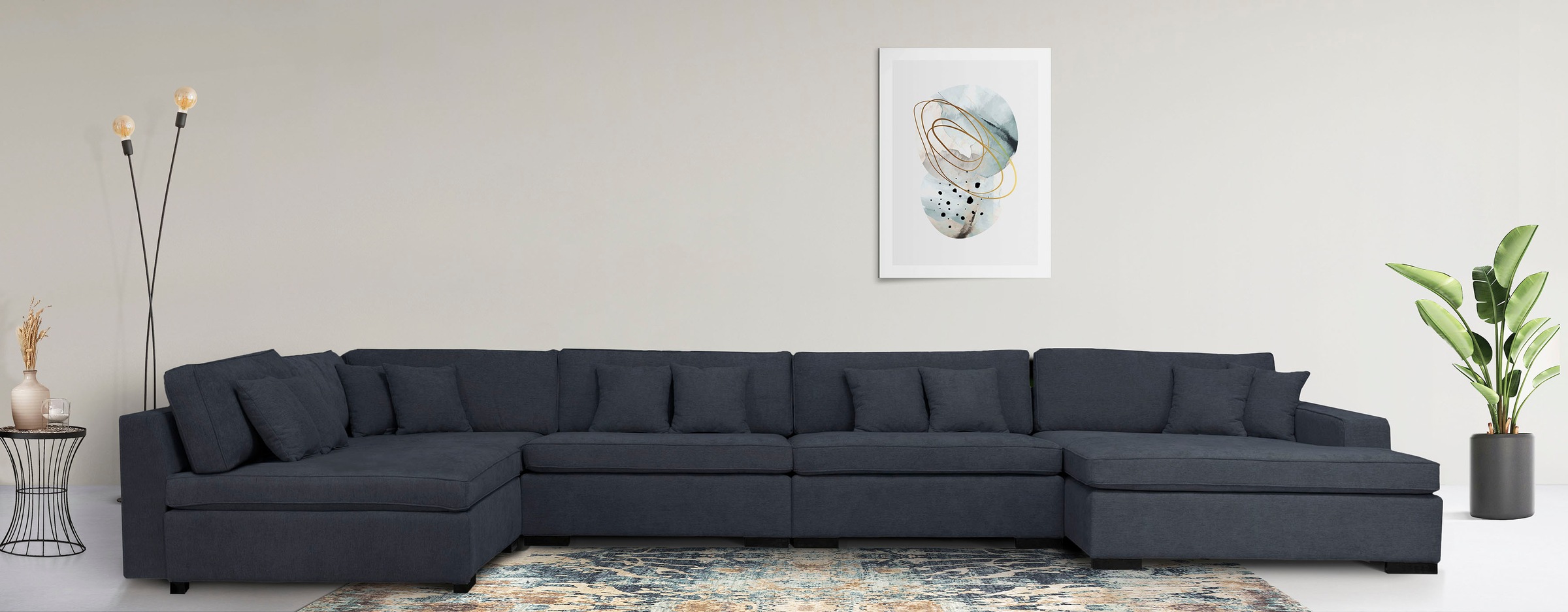Guido Maria Kretschmer Home&Living Wohnlandschaft »Skara U-Form«, Lounge-So günstig online kaufen