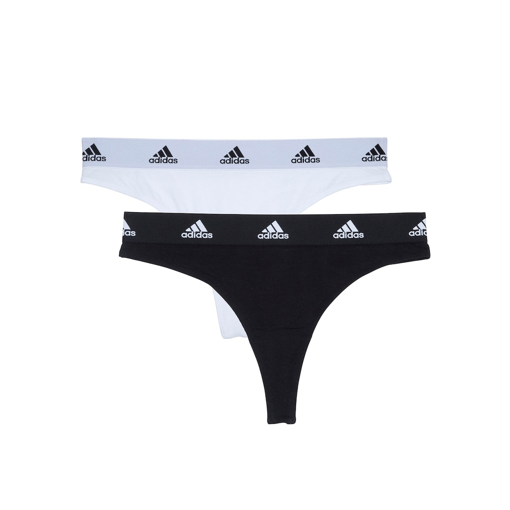 adidas Sportswear String »"Cotton Logo"«, (2er-Pack), weiches Tragegefühl