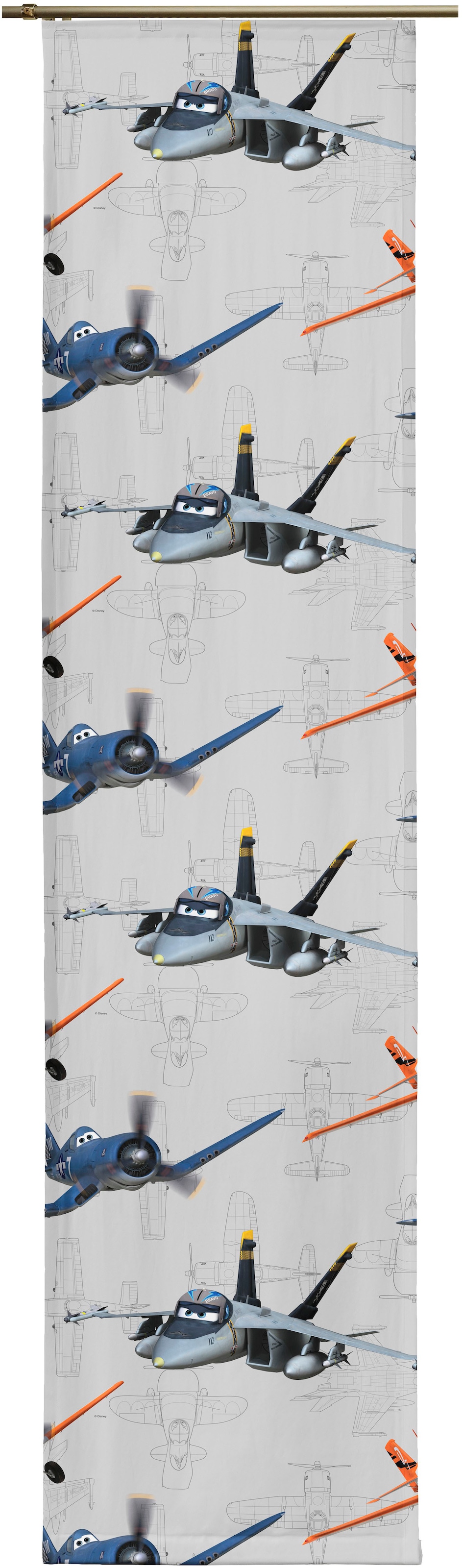 Wirth Schiebegardine »Planes Echo« Paneelwagen 1 Stk. tlg. Disney günstig online kaufen