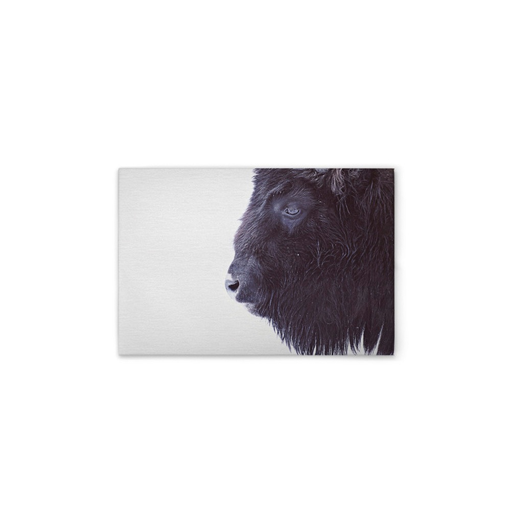 A.S. Création Leinwandbild »Black Buffalo - Wandbild Schwarz Weiß Keilrahme günstig online kaufen